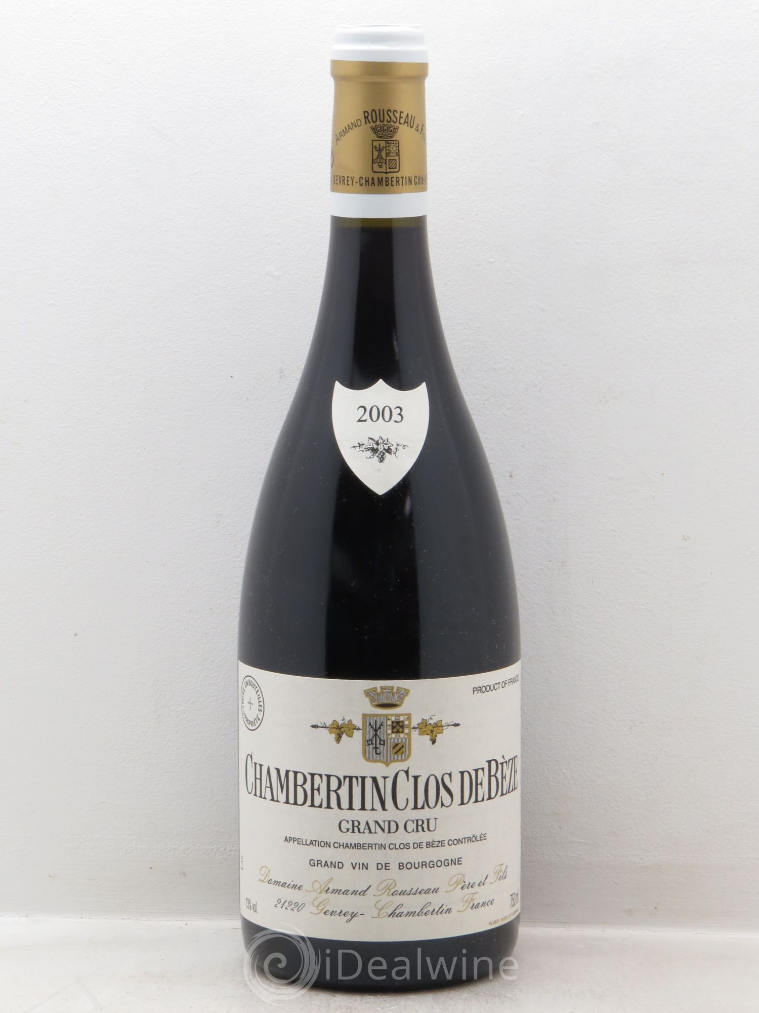 Chambertin Clos de Bèze Grand Cru Armand Rousseau (Domaine) 2003 - Lot de 1 bouteille - 0