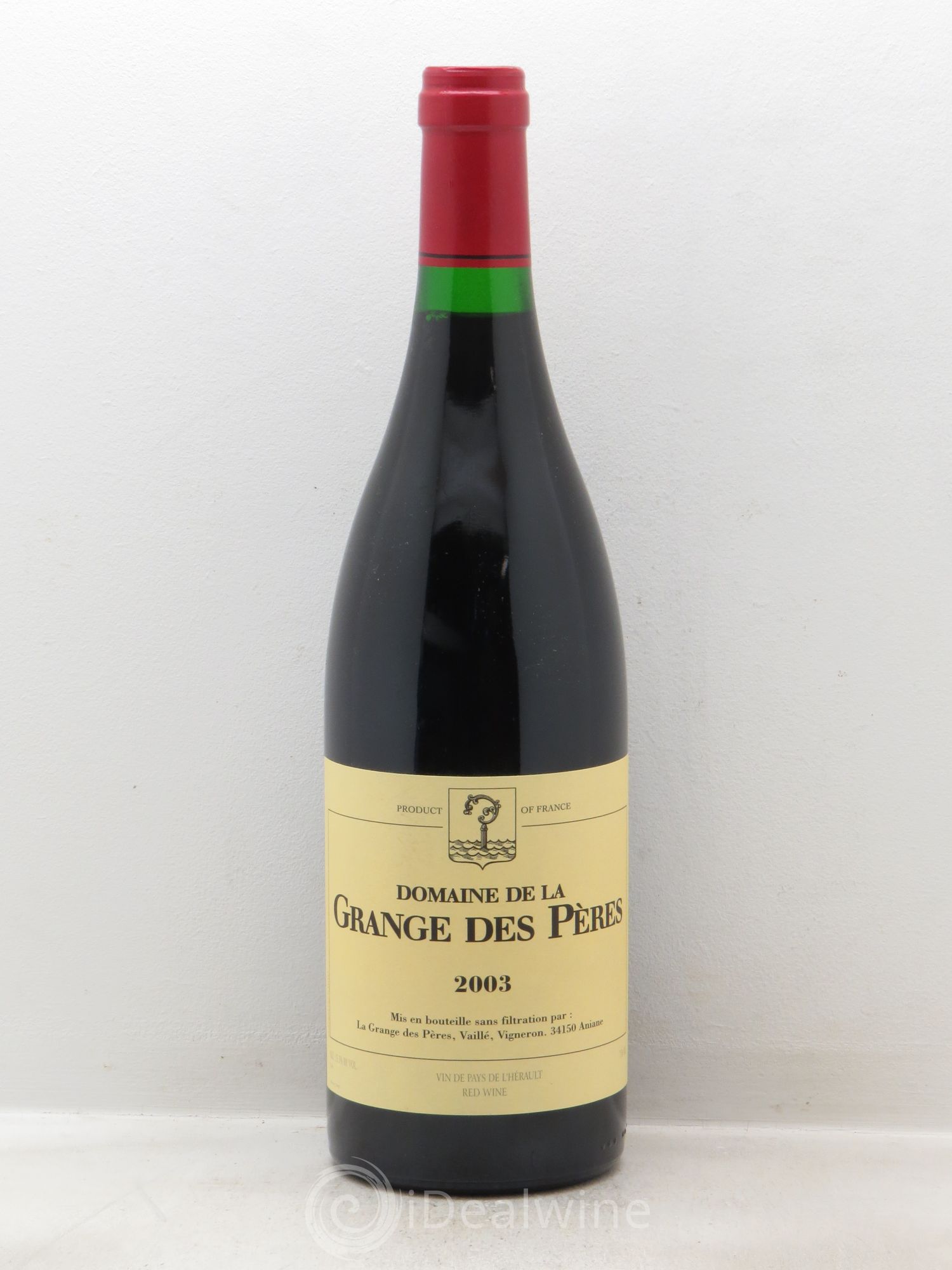 Pays d'Hérault Grange des Pères Laurent Vaillé 2003 - Lot de 1 bouteille - 0
