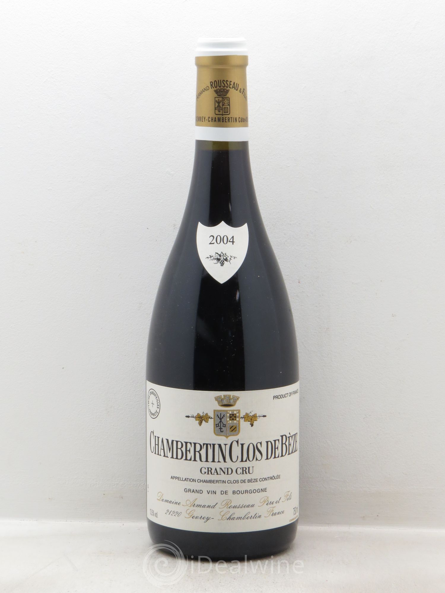 Chambertin Clos de Bèze Grand Cru Armand Rousseau (Domaine) 2004 - Lot de 1 bouteille - 0