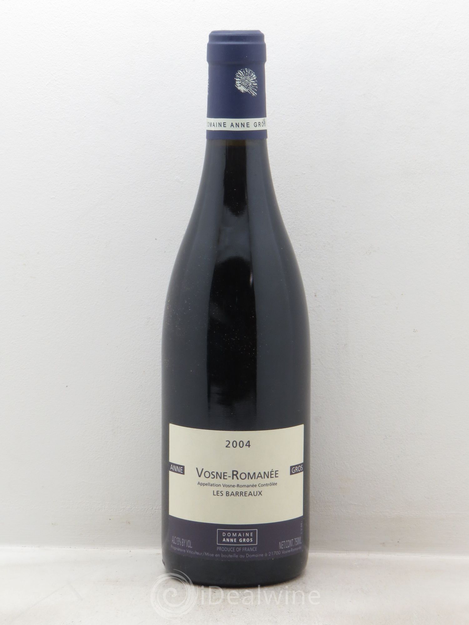 Vosne-Romanée Les Barreaux Anne Gros 2004 - Lot de 1 bouteille - 0