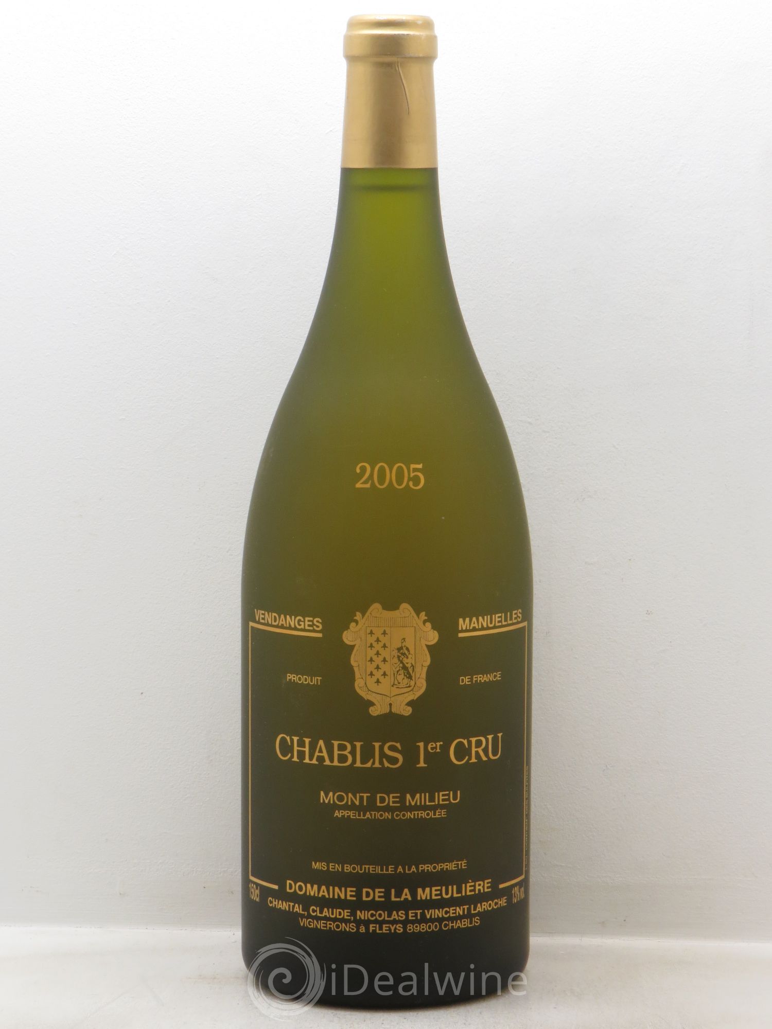 Chablis 1er Cru Domaine de la Meulière 2005 - Posten von 1 Magnum - 0