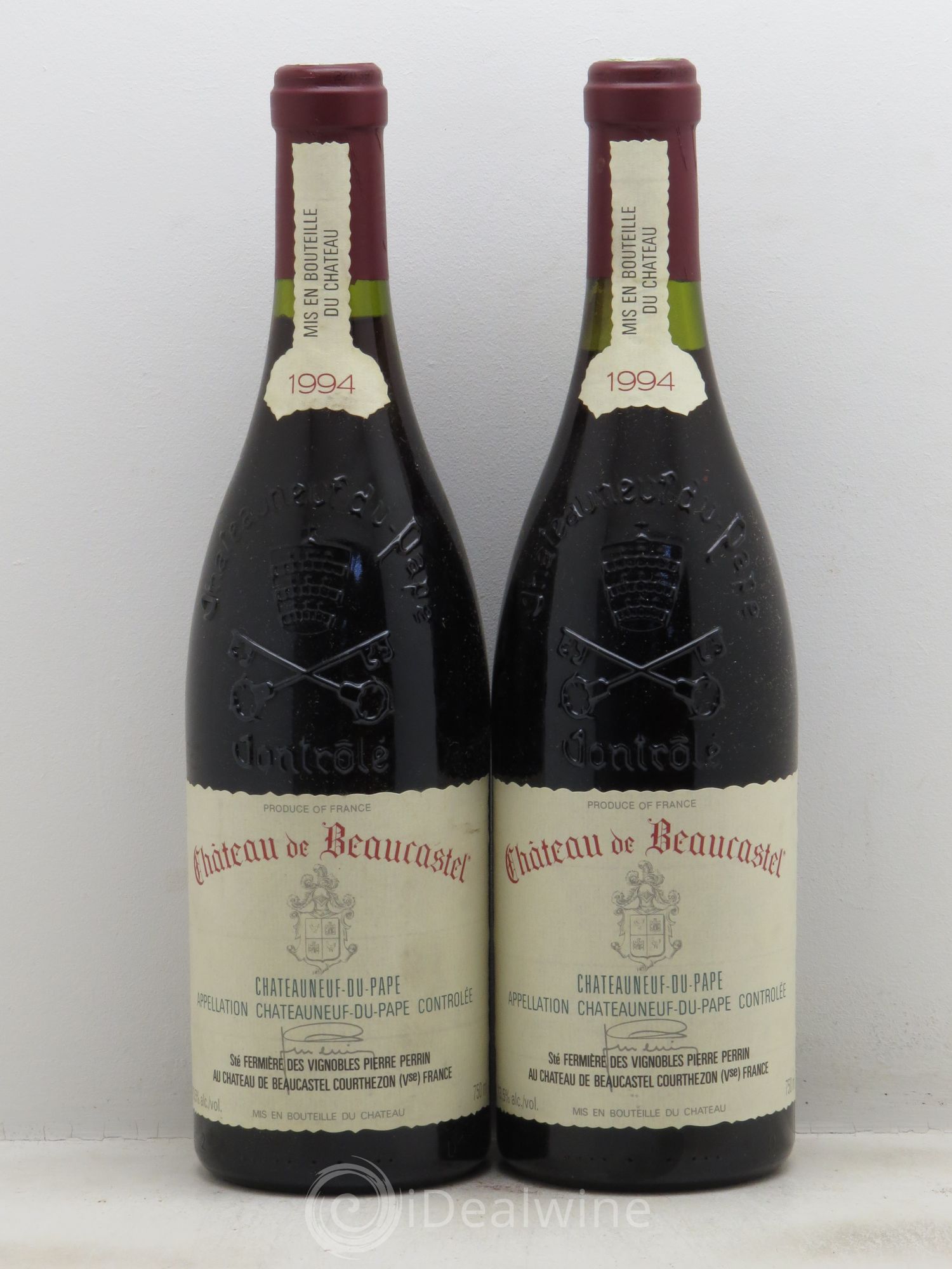 Châteauneuf-du-Pape Château de Beaucastel Famille Perrin 1994 - Lot de 2 bouteilles - 0