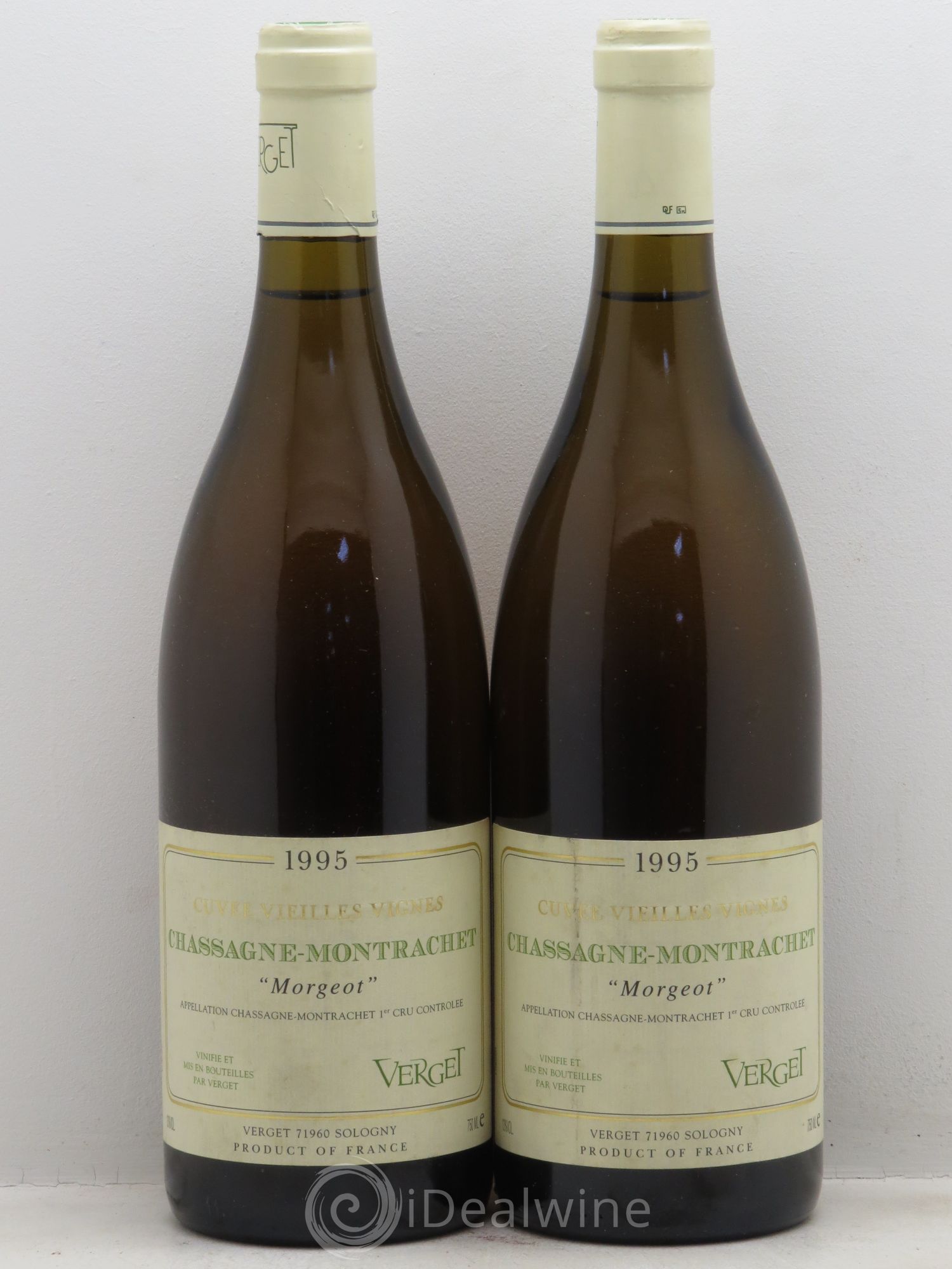 Chassagne-Montrachet 1er Cru 1995 - Posten von 2 Flaschen - 0
