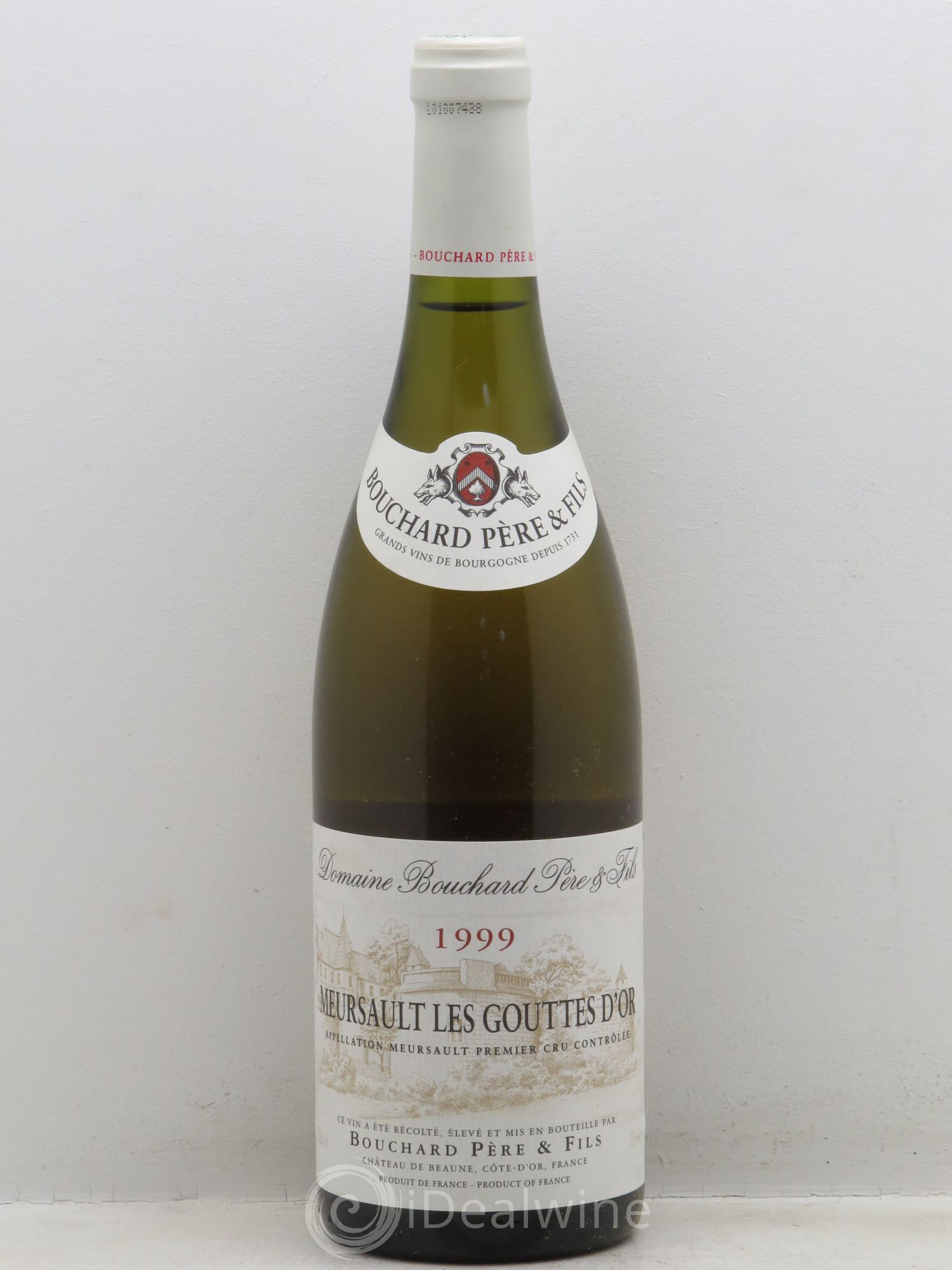 Meursault 1er Cru Les Gouttes d'Or Bouchard Père & Fils 1999 - Lot de 1 bouteille - 0