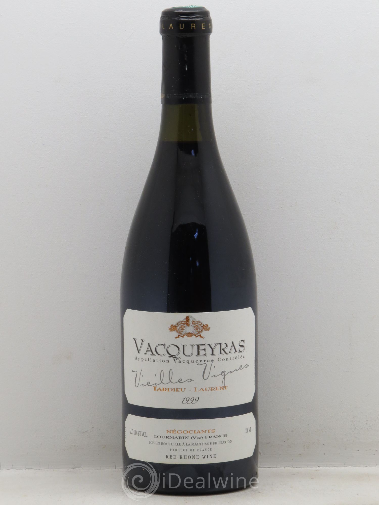Vacqueyras "Vieilles Vignes" Tardieu-Laurent 1999 - Posten von 1 Flasche - 0