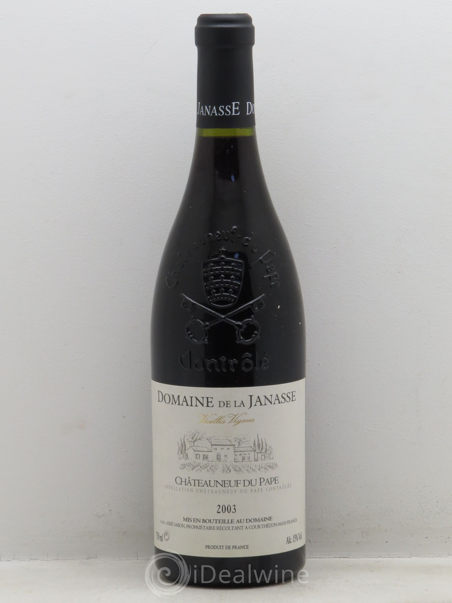 Châteauneuf-du-Pape Cuvée Vieilles Vignes La Janasse (Domaine de) 2003 - Lot de 1 bouteille - 0