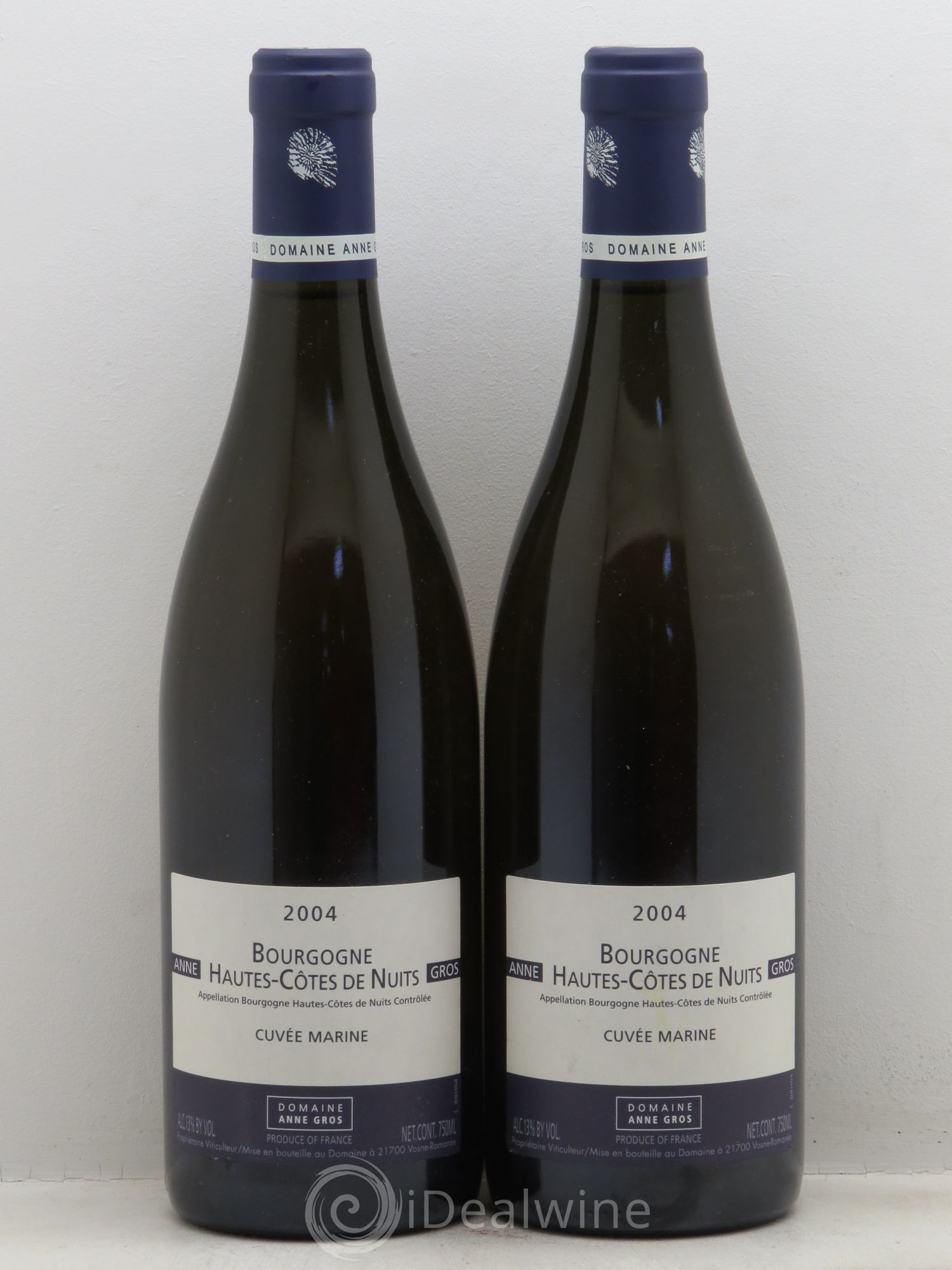 Hautes-Côtes de Nuits "Cuvée Marine" Domaine Anne Gros 2004 - Posten von 2 Flaschen - 0
