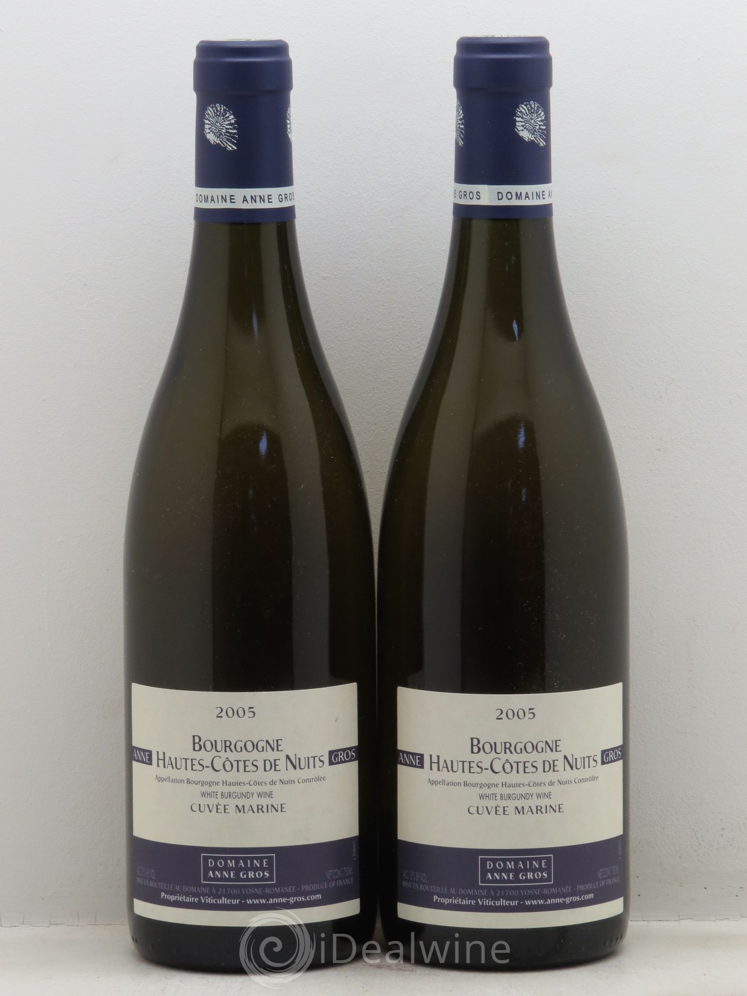 Hautes-Côtes de Nuits "Cuvée Marine" Domaine Anne Gros 2005 - Posten von 2 Flaschen - 0