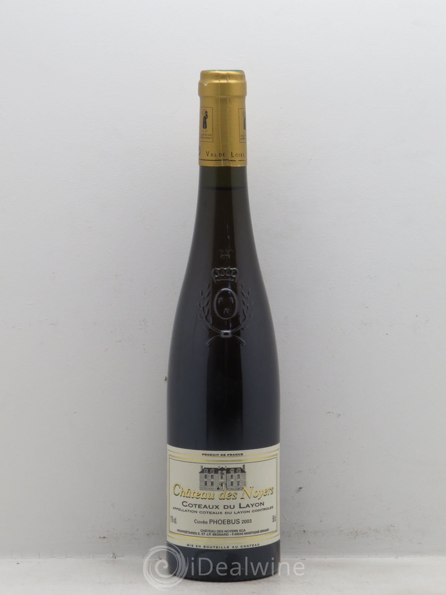 Coteaux du Layon Château des Noyers Cuvée Phoebus (50cl) 2003 - Posten von 1 Flasche - 0