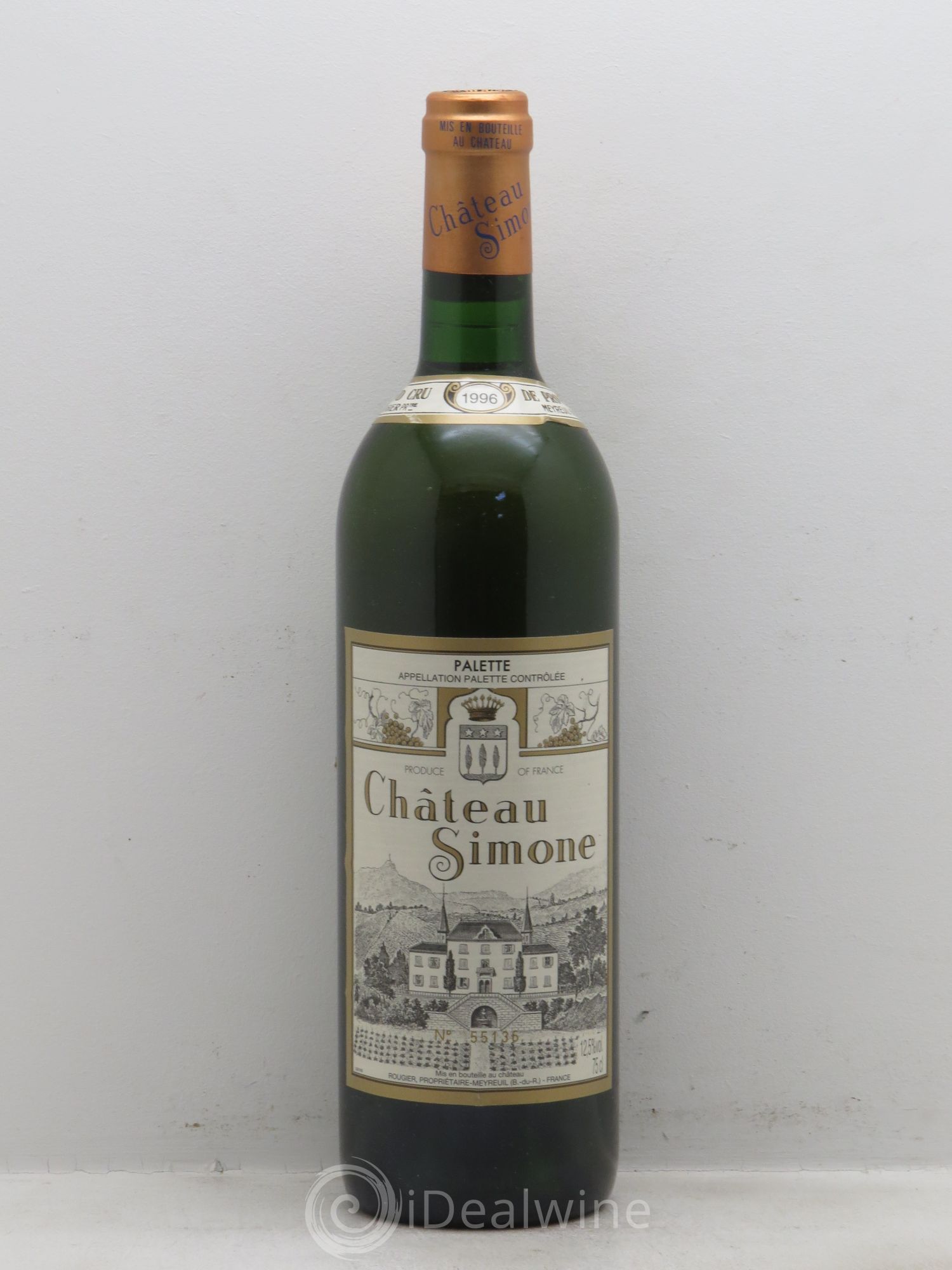 Palette Château Simone Famille Rougier 1996 - Posten von 1 Flasche - 0