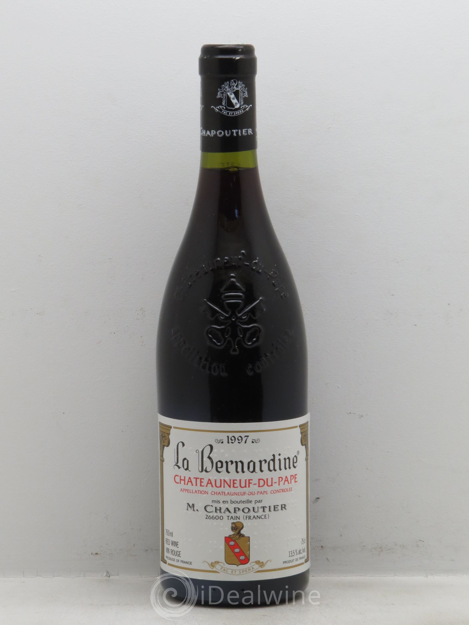 Châteauneuf-du-Pape La Bernardine Chapoutier 1997 - Lot de 1 bouteille - 0
