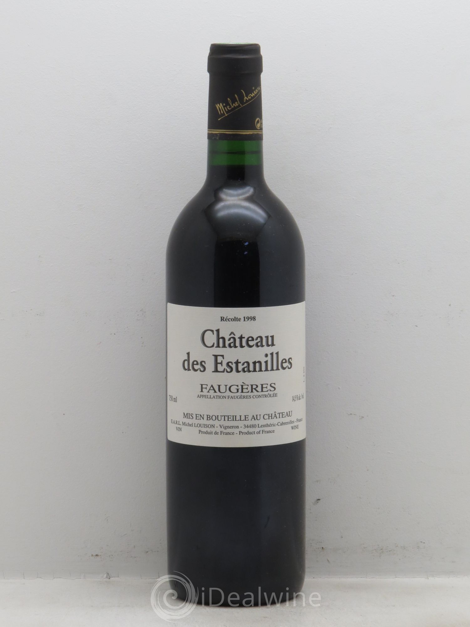 Faugères Château des Estanilles 1998 - Posten von 1 Flasche - 0