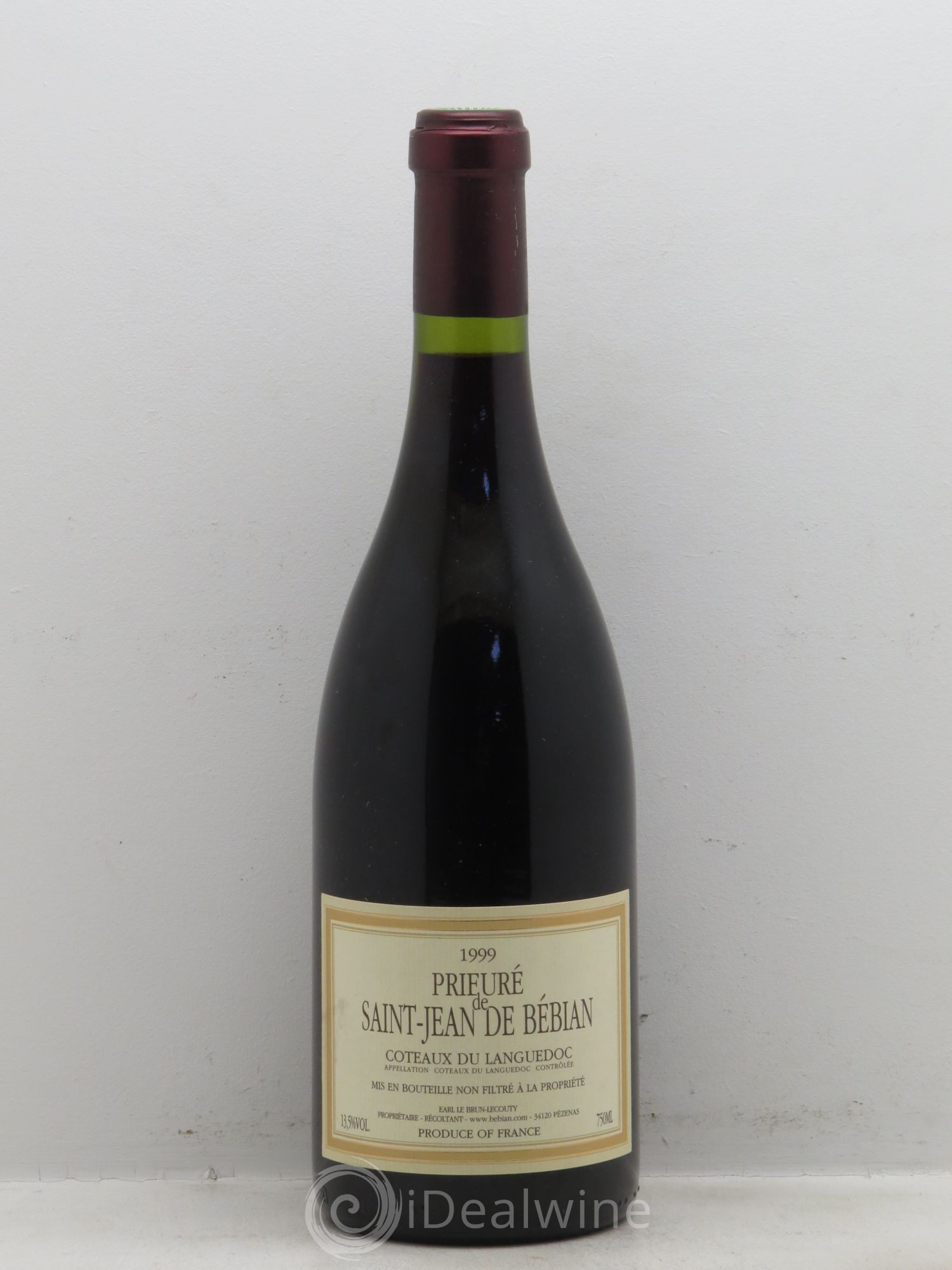 Languedoc Prieuré St-Jean de Bébian 1999 - Lot de 1 bouteille - 0