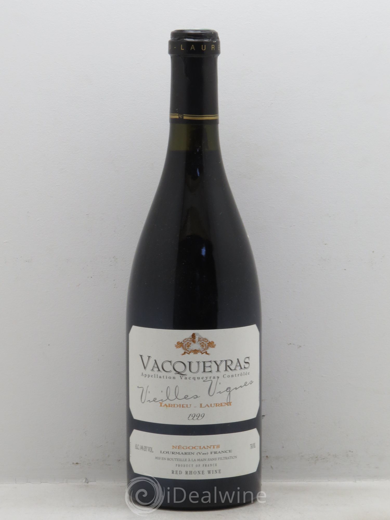 Vacqueyras Vieilles Vignes Laurent Tardieu 1999 - Posten von 1 Flasche - 0