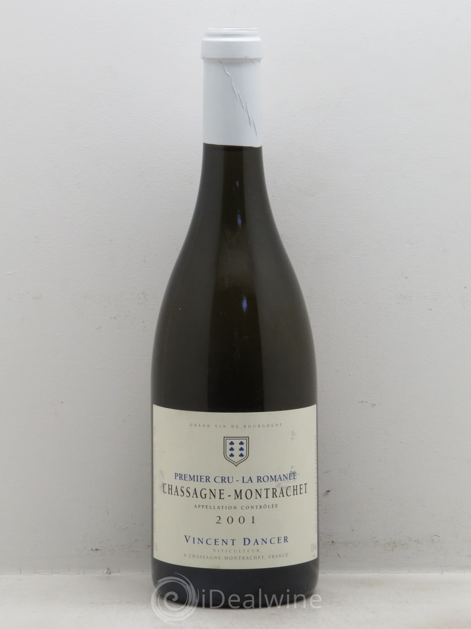 Chassagne-Montrachet 1er Cru La Romanée Vincent Dancer 2001 - Lot de 1 bouteille - 0