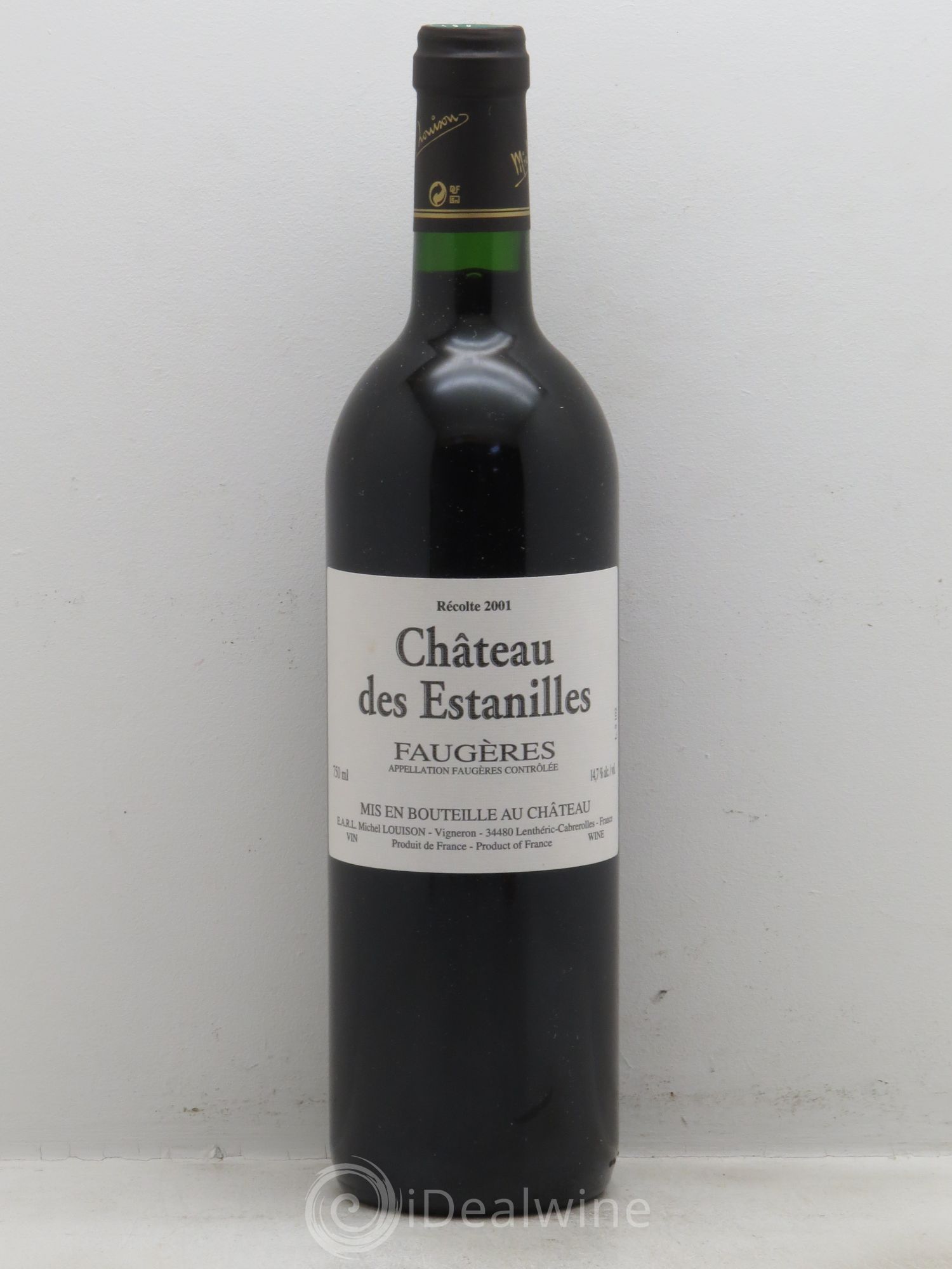 Faugères Château des Estanilles 2001 - Posten von 1 Flasche - 0
