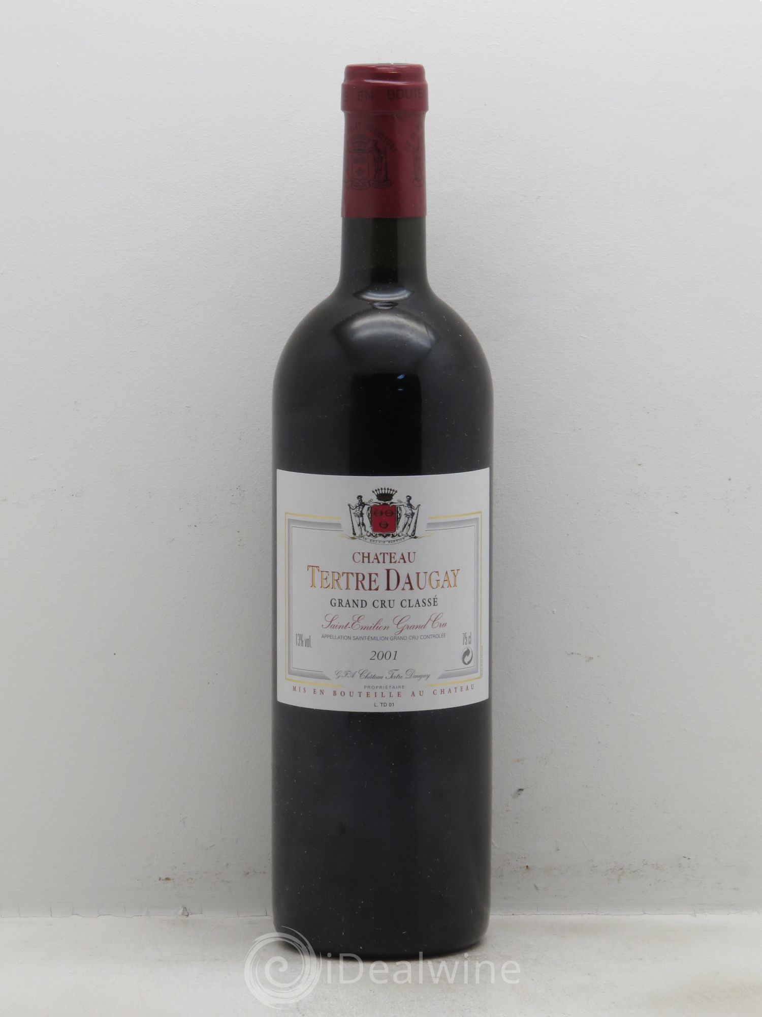 Château Tertre Daugay Grand Cru Classé 2001 - Lot de 1 bouteille - 0