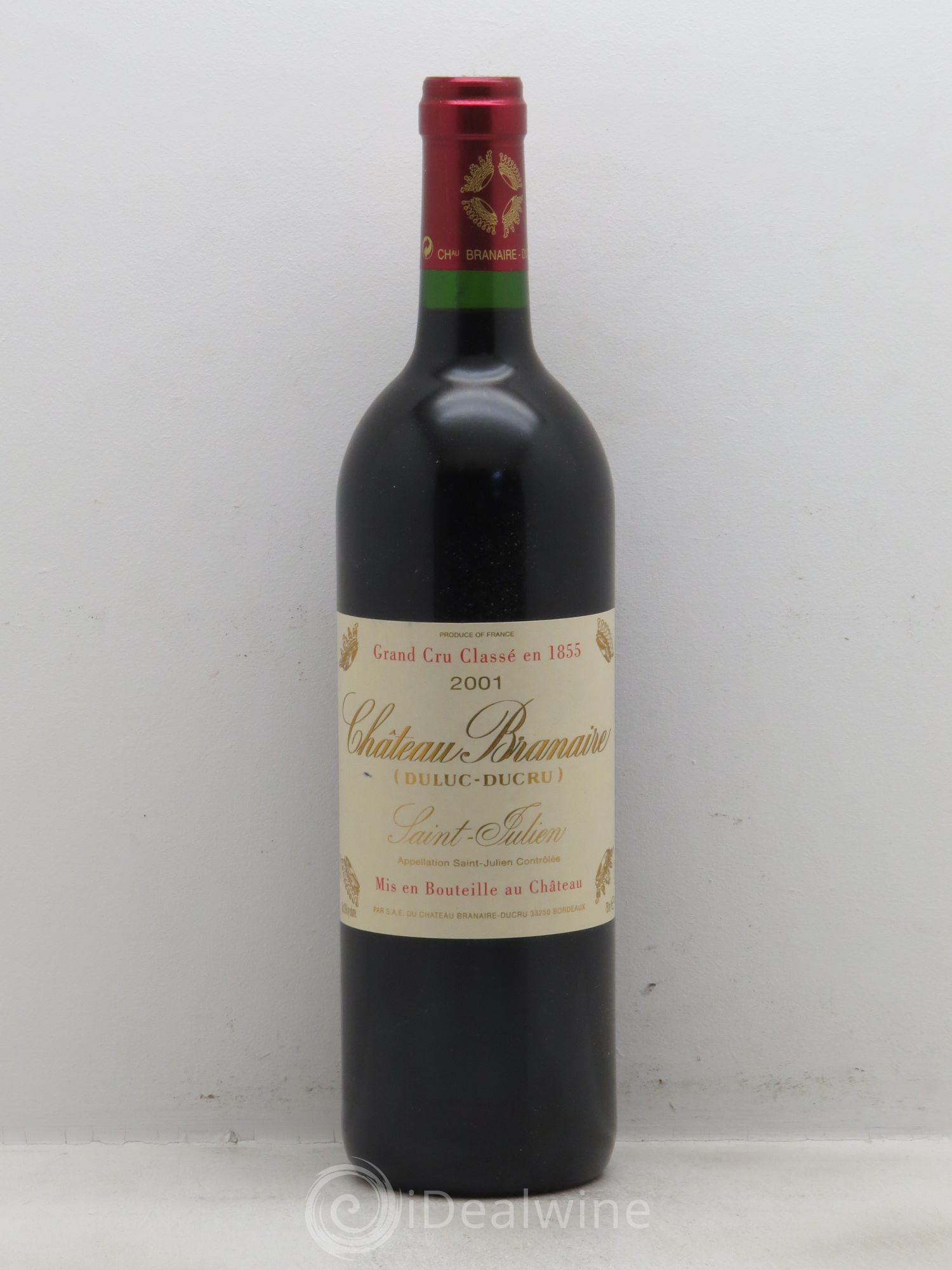 Château Branaire Ducru 4ème Grand Cru Classé 2001 - Lot de 1 bouteille - 0