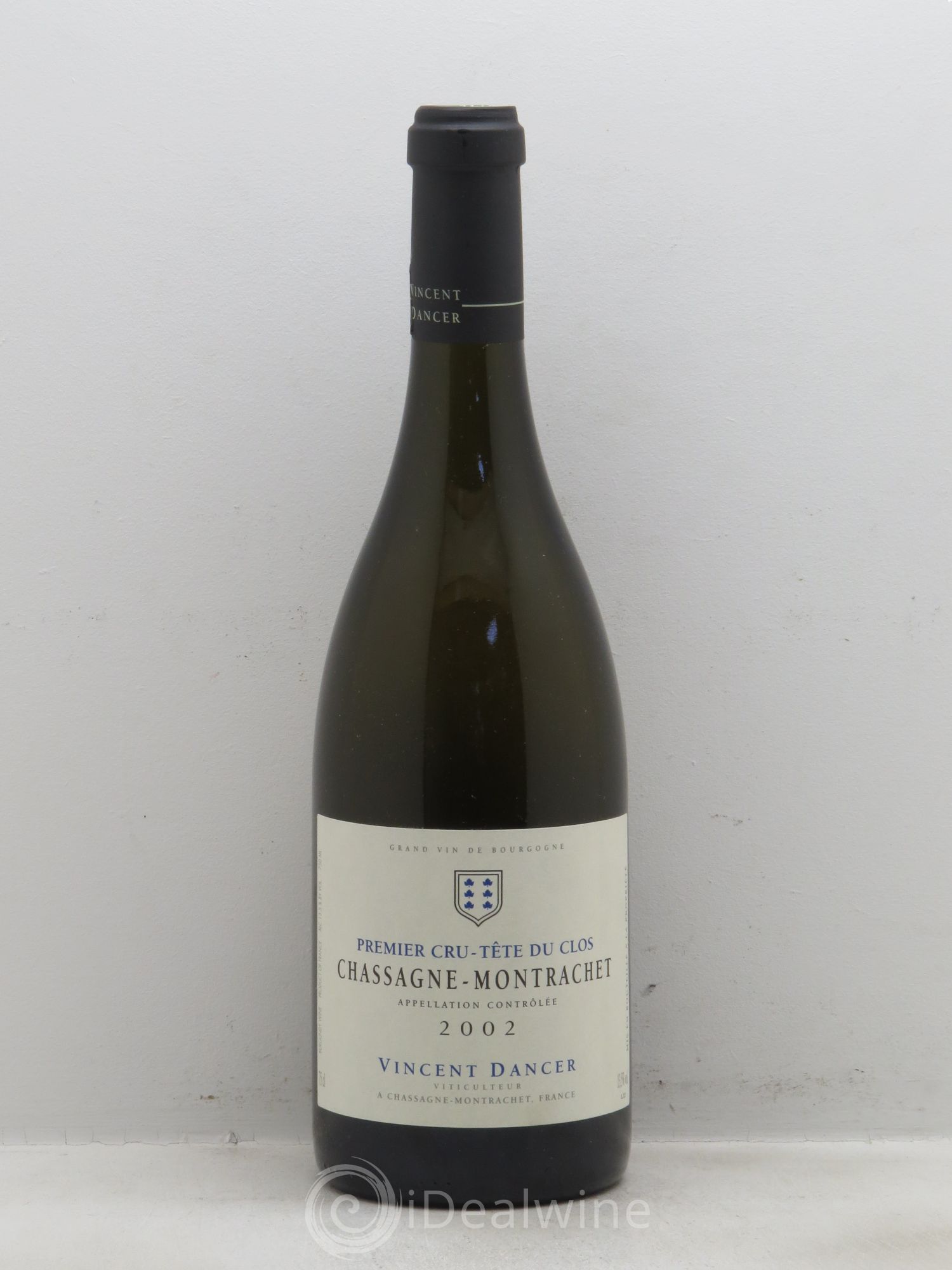 Chassagne-Montrachet 1er Cru Tête du clos Vincent Dancer 2002 - Posten von 1 Flasche - 0
