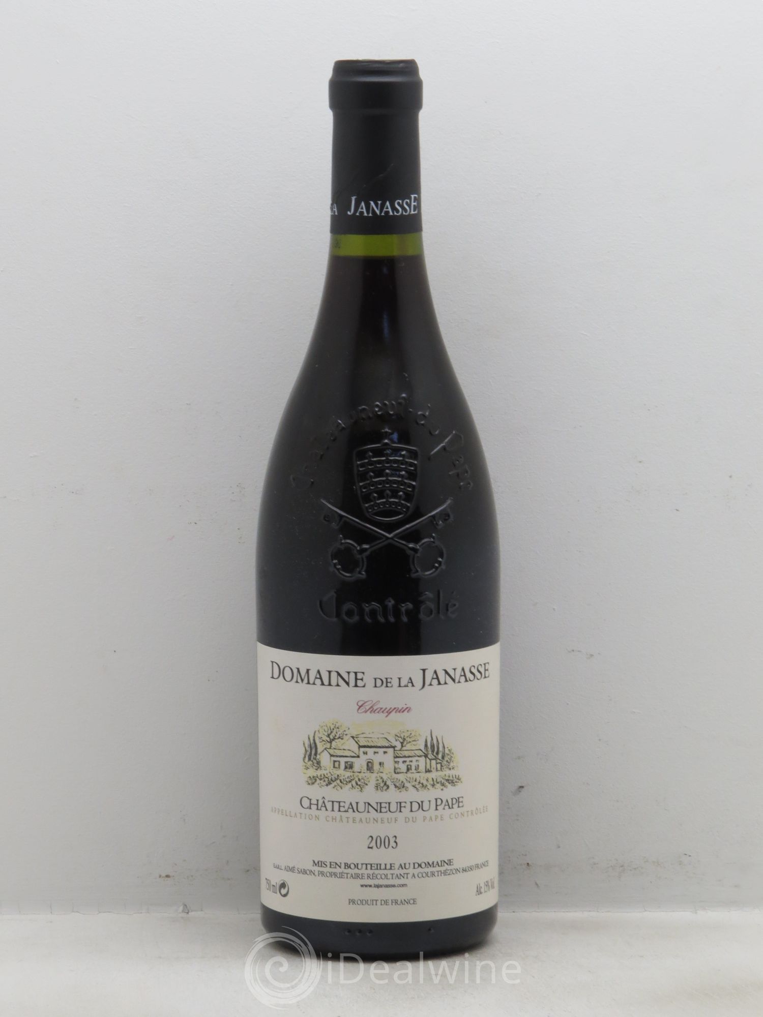 Châteauneuf-du-Pape Cuvée Chaupin La Janasse (Domaine de) 2003 - Lot de 1 bouteille - 0