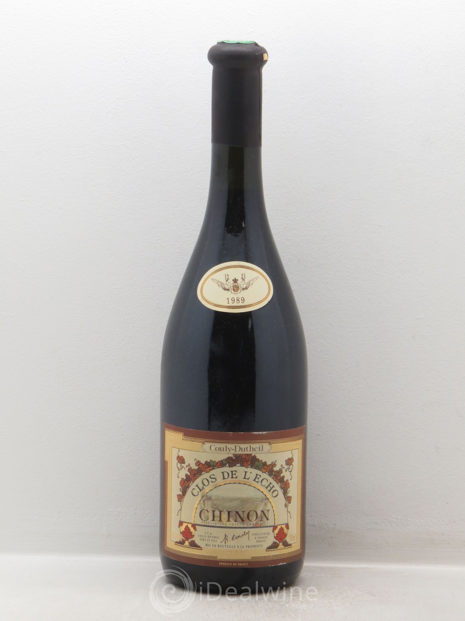 Chinon Clos de l'Echo Couly-Dutheil 1989 - Lot de 1 bouteille - 0