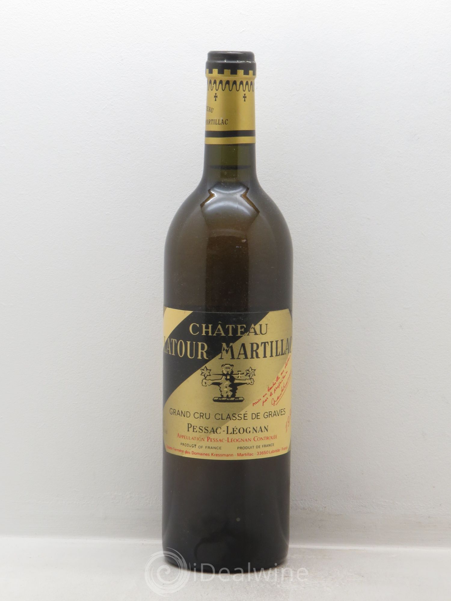 Château Latour-Martillac Cru Classé de Graves 1990 - Lot de 1 bouteille - 0