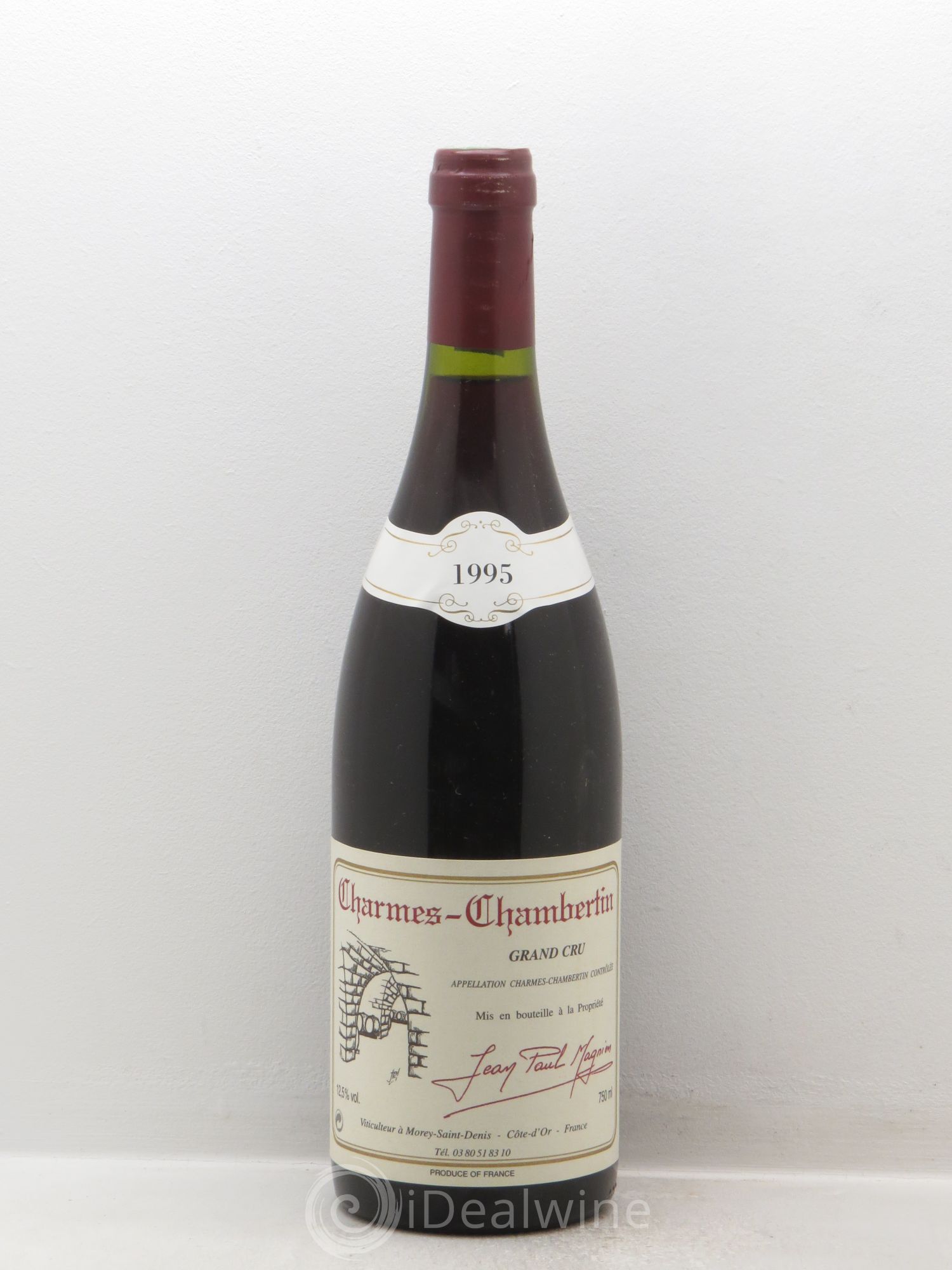 Charmes-Chambertin Grand Cru J.P Magnien 1995 - Lot de 1 bouteille - 0