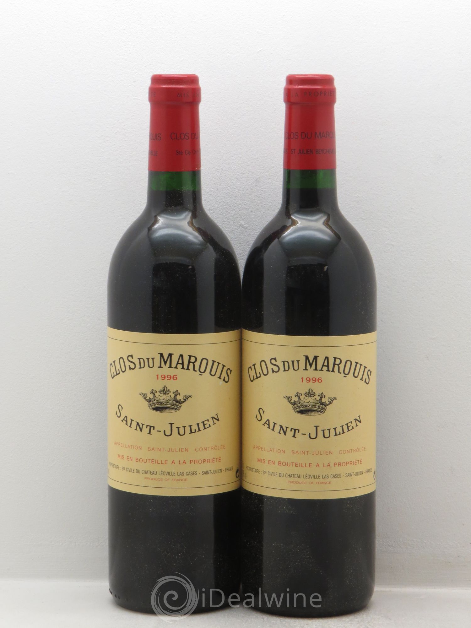 Clos du Marquis 1996 - Lot de 2 bouteilles - 0
