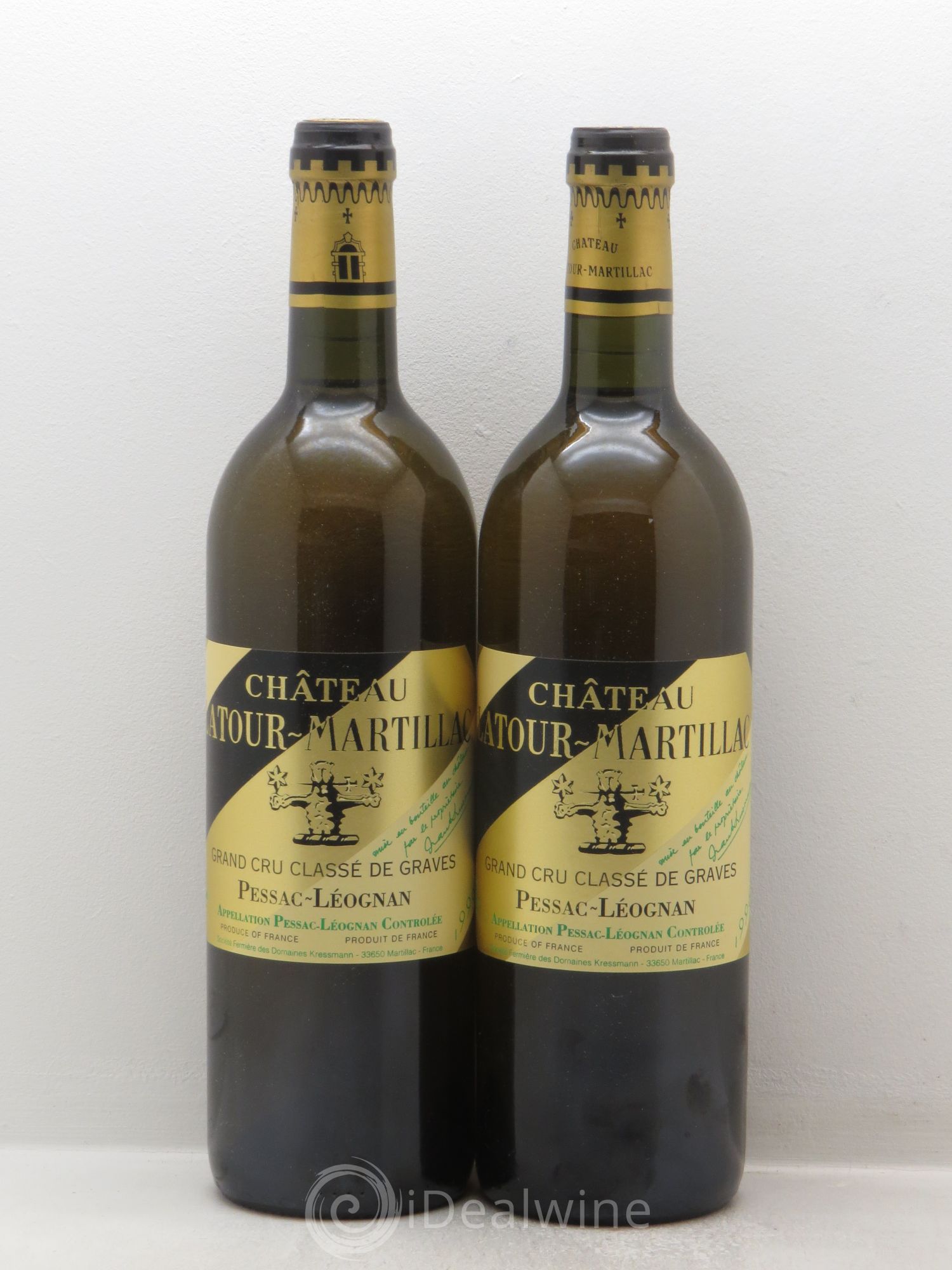 Château Latour-Martillac Cru Classé de Graves 1996 - Lot de 2 bouteilles - 0