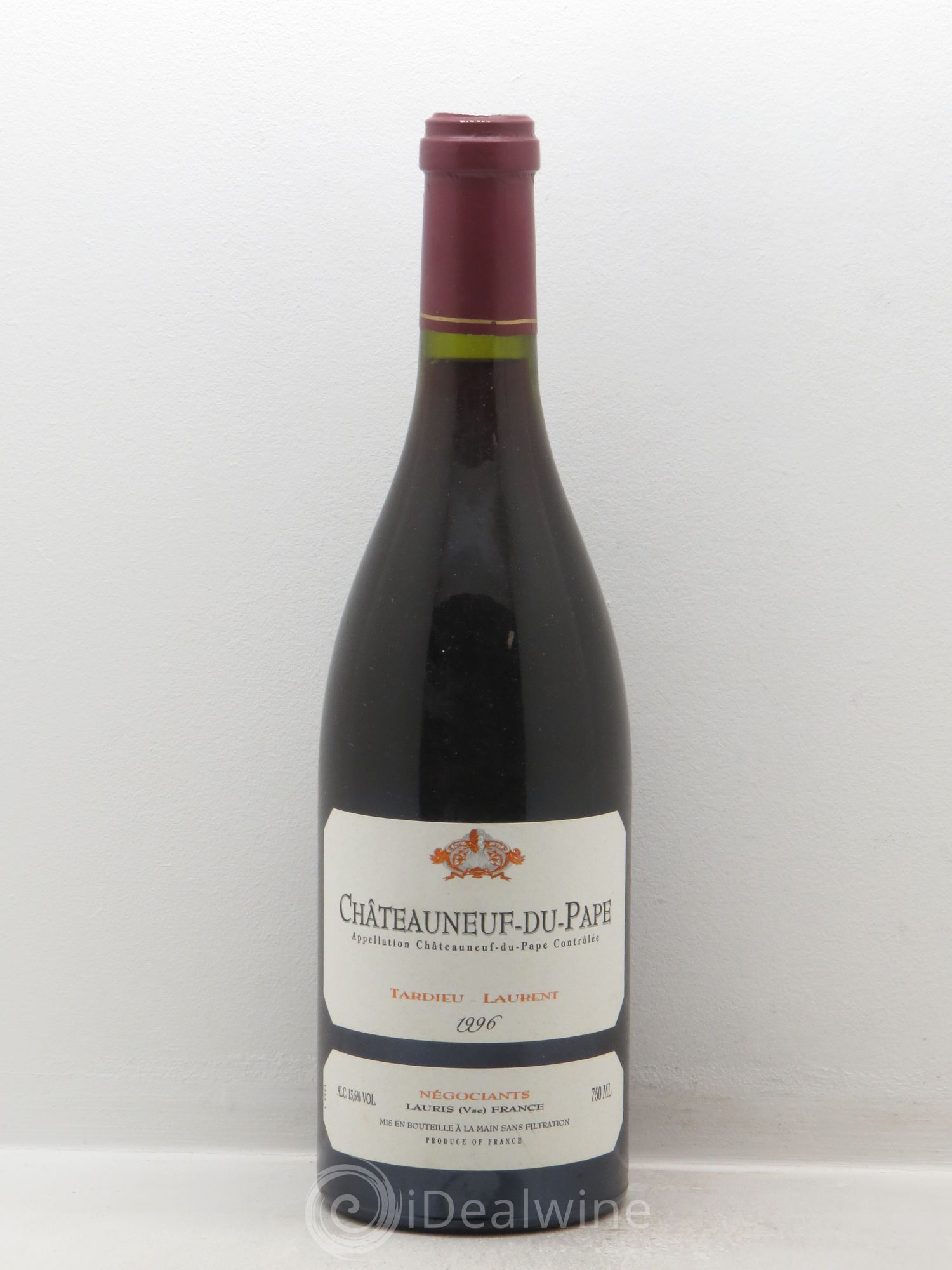 Châteauneuf-du-Pape Domaine Tardieu-Laurent Famille Tardieu 1996 - Lot de 1 bouteille - 0