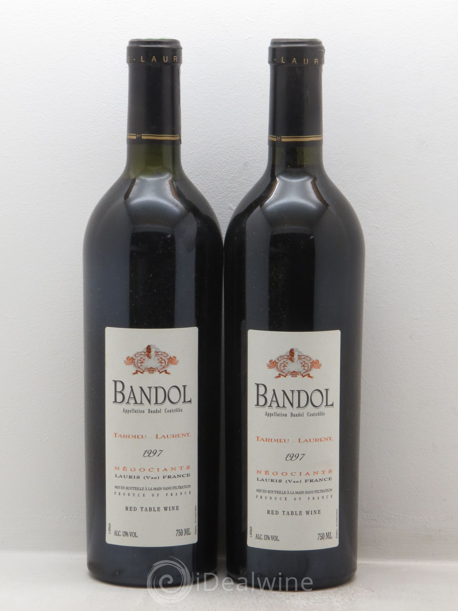 Bandol Laurent Tardieu 1997 - Posten von 2 Flaschen - 0