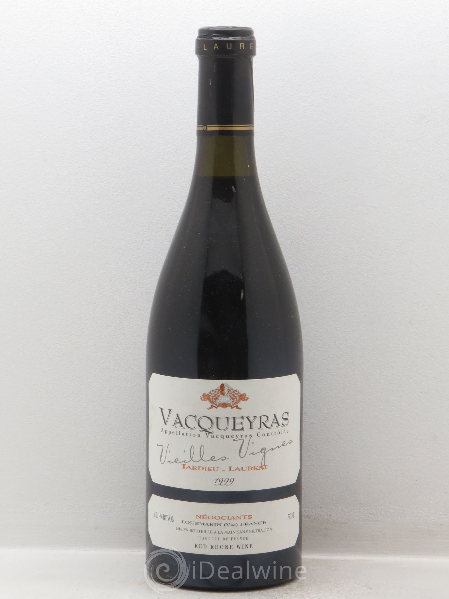 Vacqueyras Vieilles Vignes Laurent Tardieu 1999 - Posten von 1 Flasche - 0