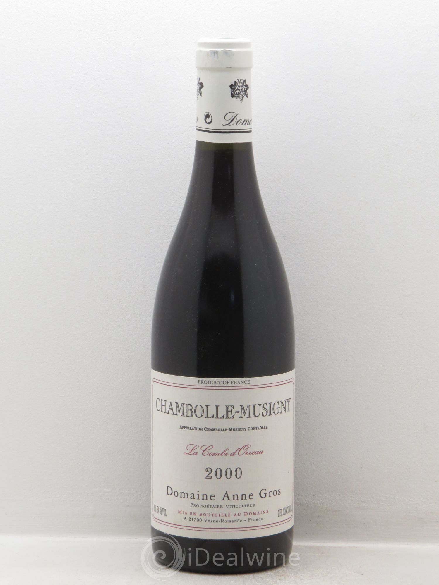 Chambolle-Musigny La Combe d'Orveau Anne Gros 2000 - Lot de 1 bouteille - 0