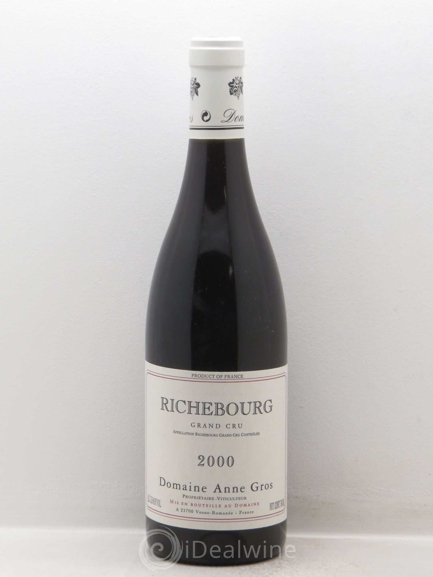 Richebourg Grand Cru Anne Gros 2000 - Lot de 1 bouteille - 0