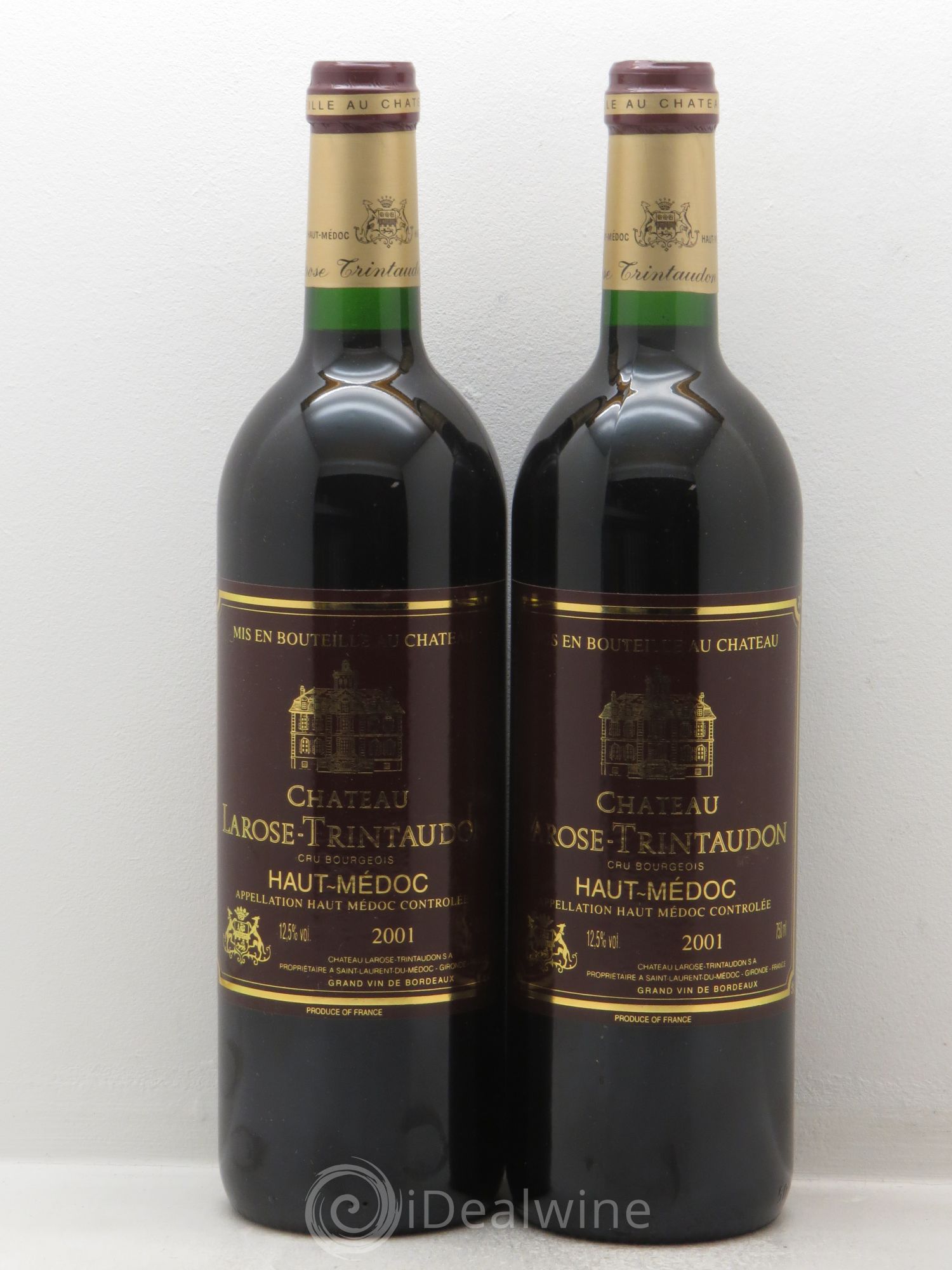 Château Larose Trintaudon Cru Bourgeois 2001 - Lot de 2 bouteilles - 0