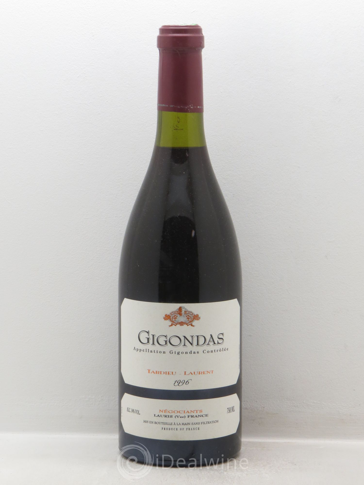 Gigondas 1996 - Lot de 1 bouteille - 0