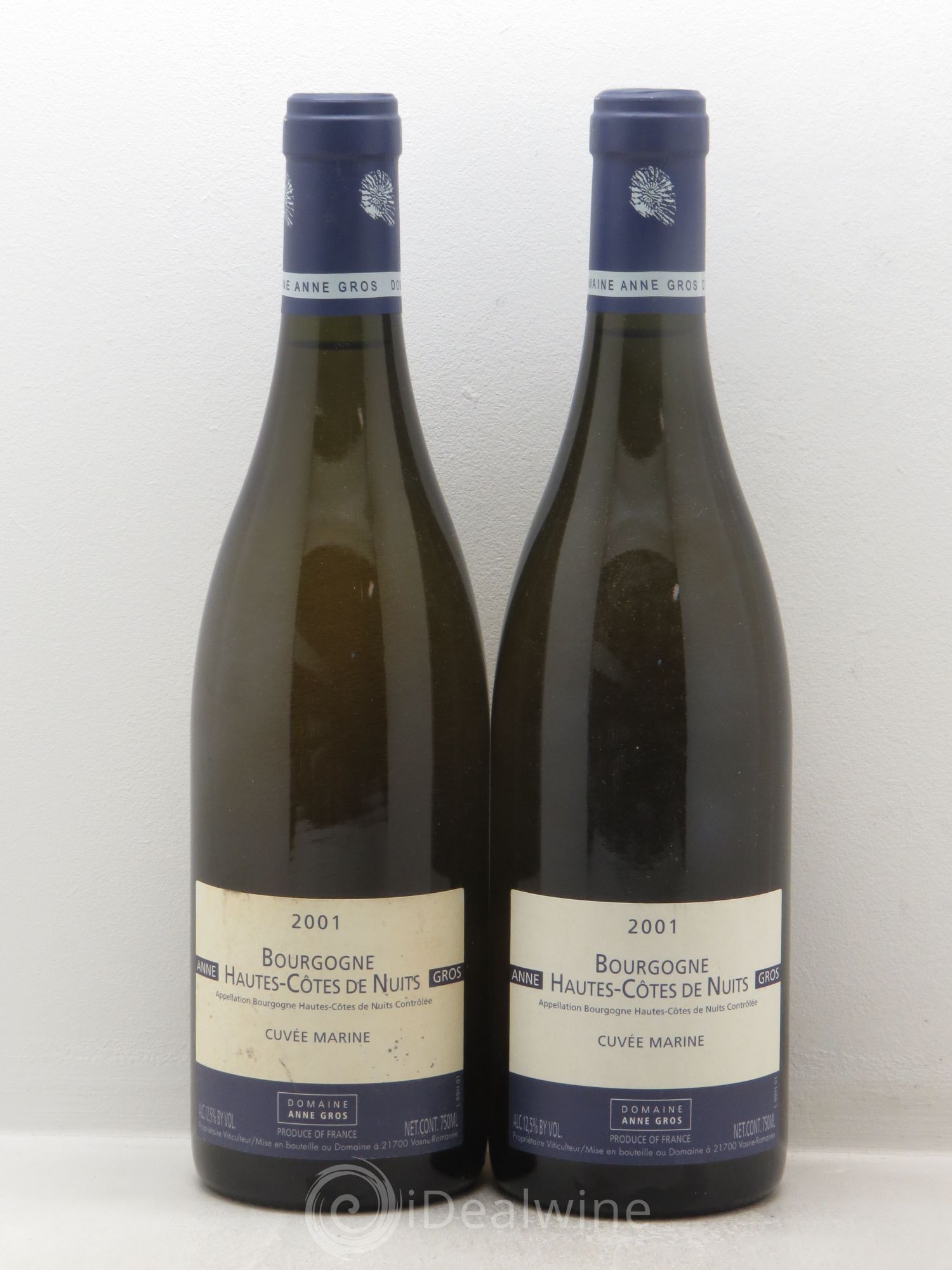 Hautes-Côtes de Nuits Cuvée Marine 2001 - Posten von 2 Flaschen - 0