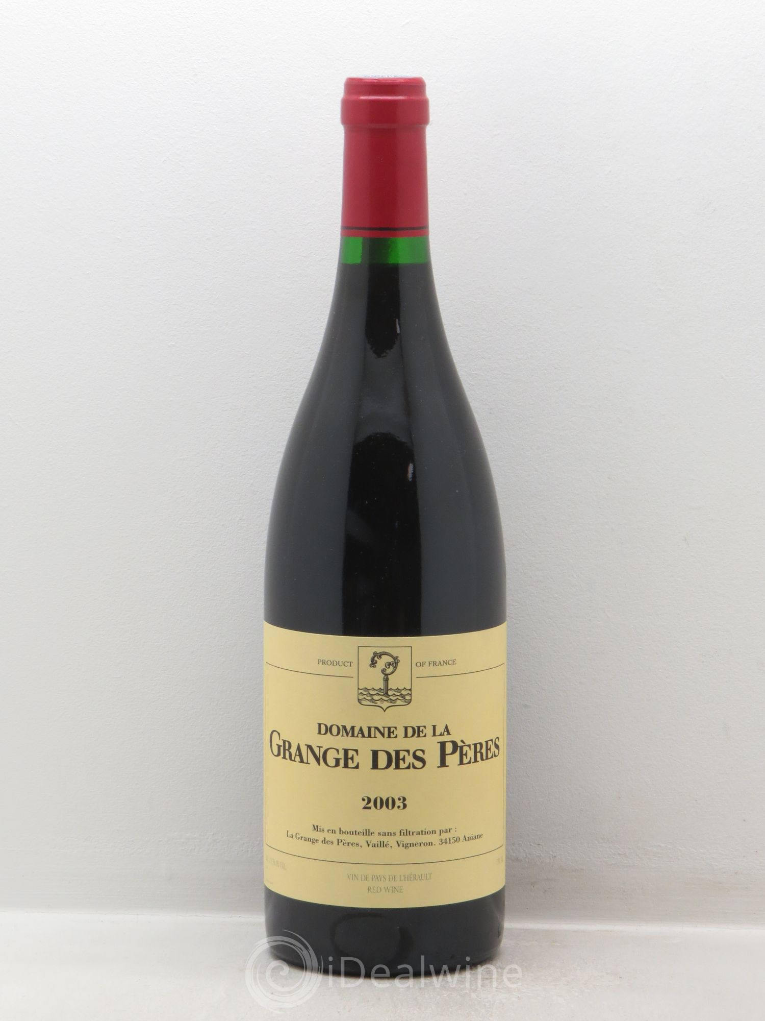Pays d'Hérault Grange des Pères Laurent Vaillé 2003 - Lot de 1 bouteille - 0