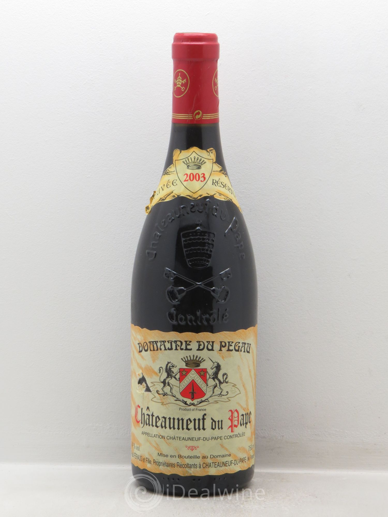 Châteauneuf-du-Pape Domaine du Pégau Cuvée Réservée Paul et Laurence Féraud 2003 - Lot de 1 bouteille - 0