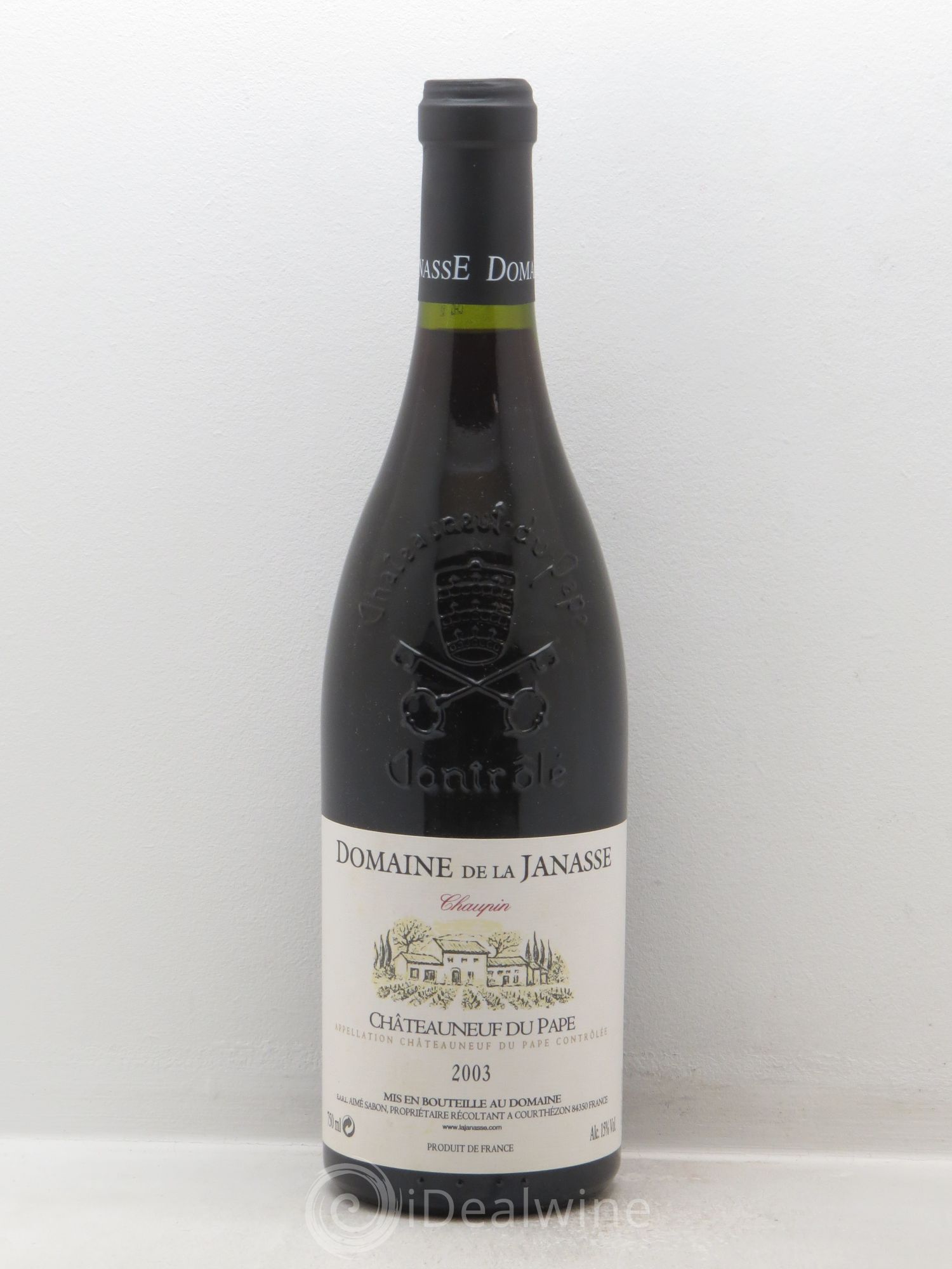 Châteauneuf-du-Pape Cuvée Chaupin La Janasse (Domaine de) 2003 - Lot de 1 bouteille - 0