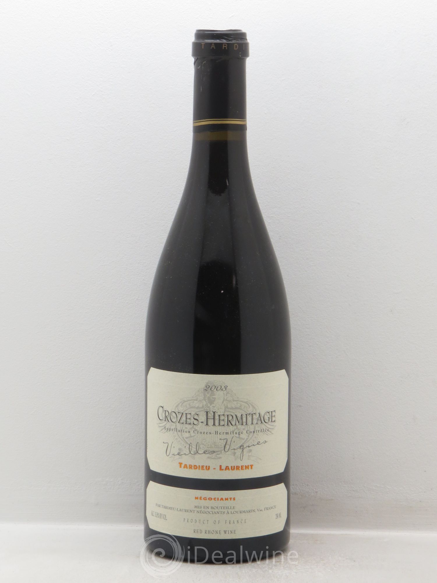 Crozes-Hermitage Vieilles Vignes Laurent Tardieu 2003 - Posten von 1 Flasche - 0