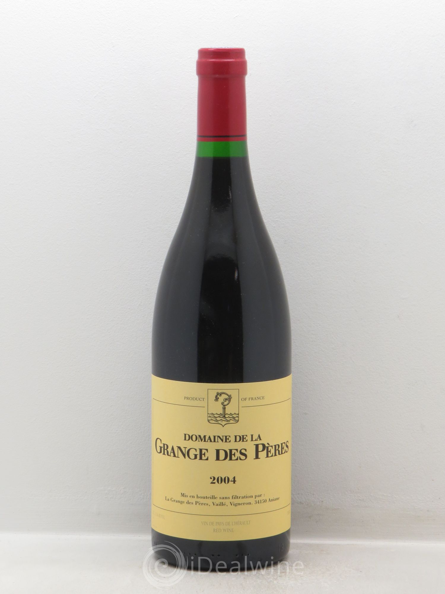 Pays d'Hérault Grange des Pères Laurent Vaillé 2004 - Lot de 1 bouteille - 0