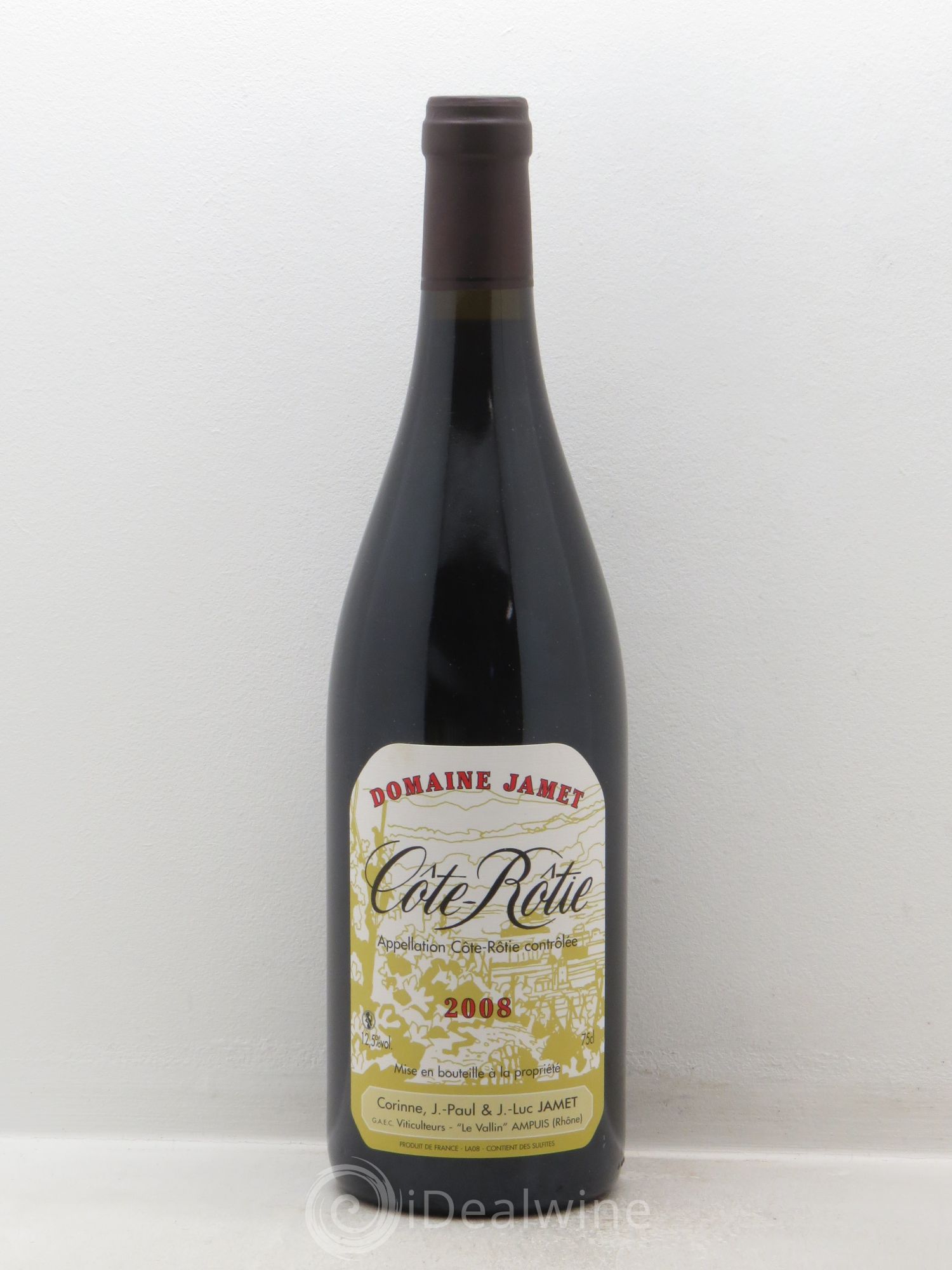 Côte-Rôtie Jamet (Domaine) 2008 - Lot de 1 bouteille - 0