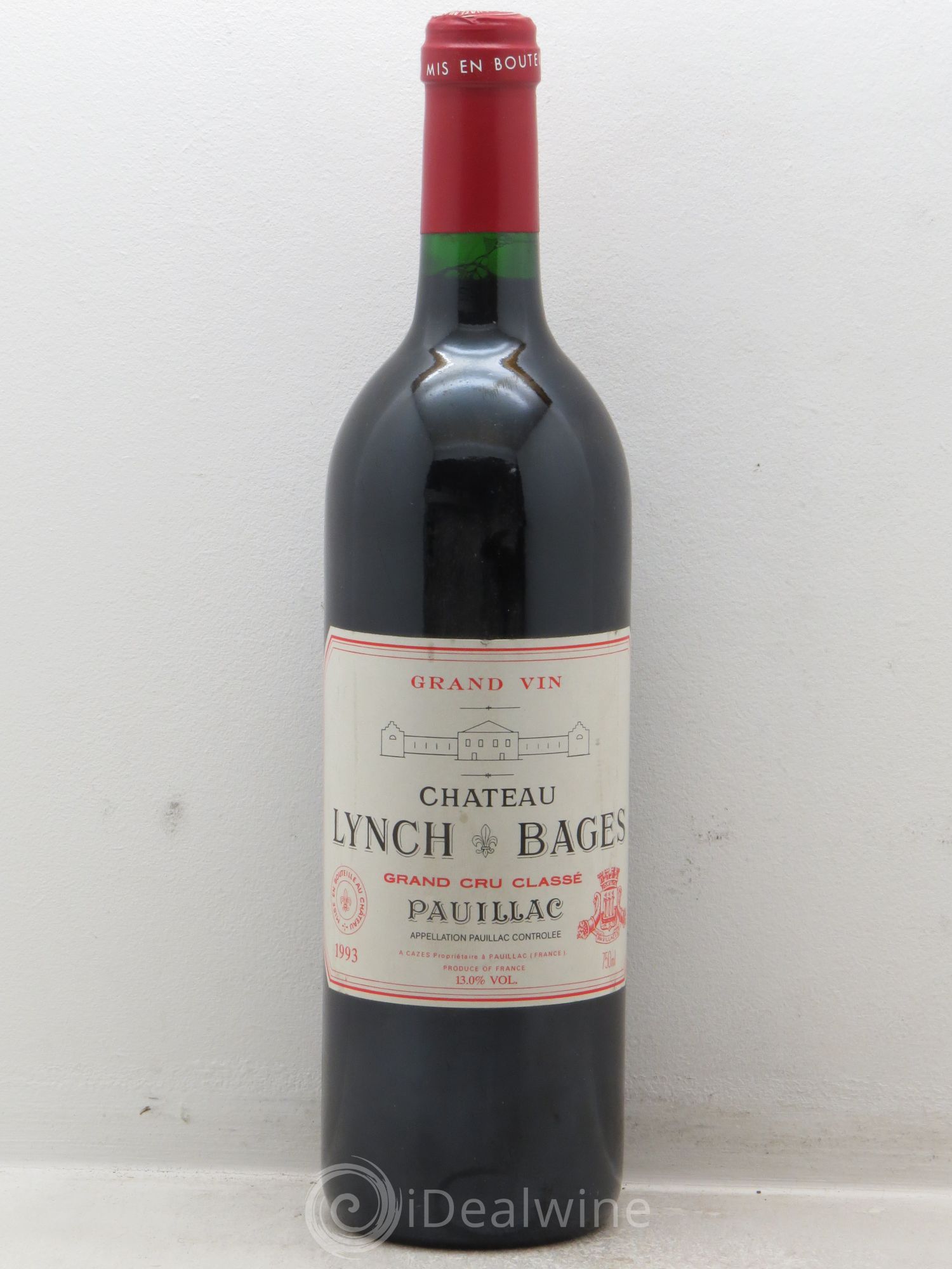 Château Lynch Bages 5ème Grand Cru Classé 1993 - Lot de 1 bouteille - 0