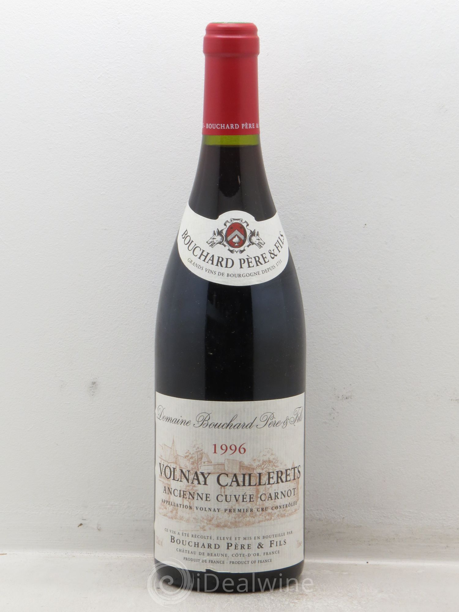 Volnay 1er Cru Caillerets - Ancienne Cuvée Carnot Bouchard Père & Fils 1996 - Lot de 1 bouteille - 0