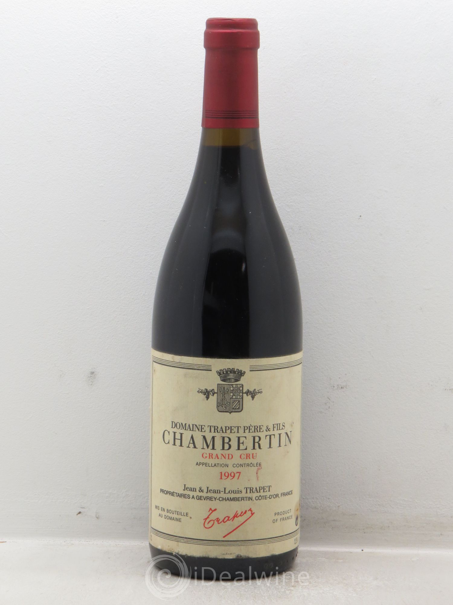 Chambertin Grand Cru Domaine Trapet 1997 - Lot de 1 bouteille - 0