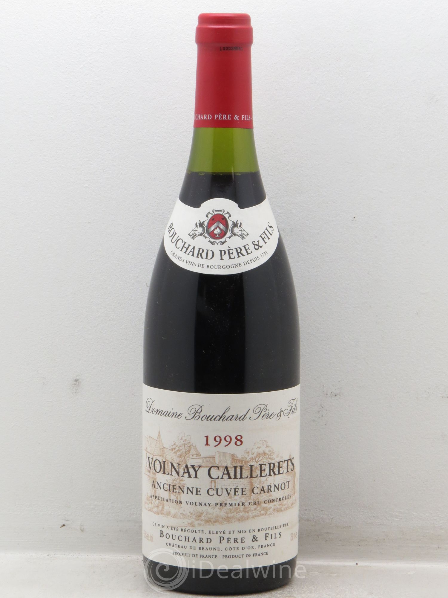 Volnay 1er Cru Caillerets - Ancienne Cuvée Carnot Bouchard Père & Fils 1998 - Lot de 1 bouteille - 0