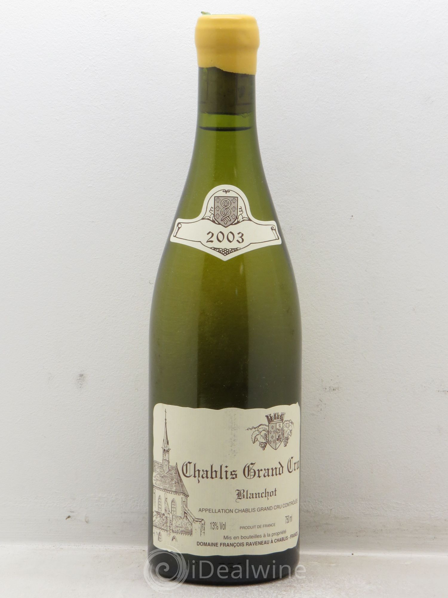Chablis Grand Cru Blanchot Raveneau (Domaine) 2003 - Lot de 1 bouteille - 0