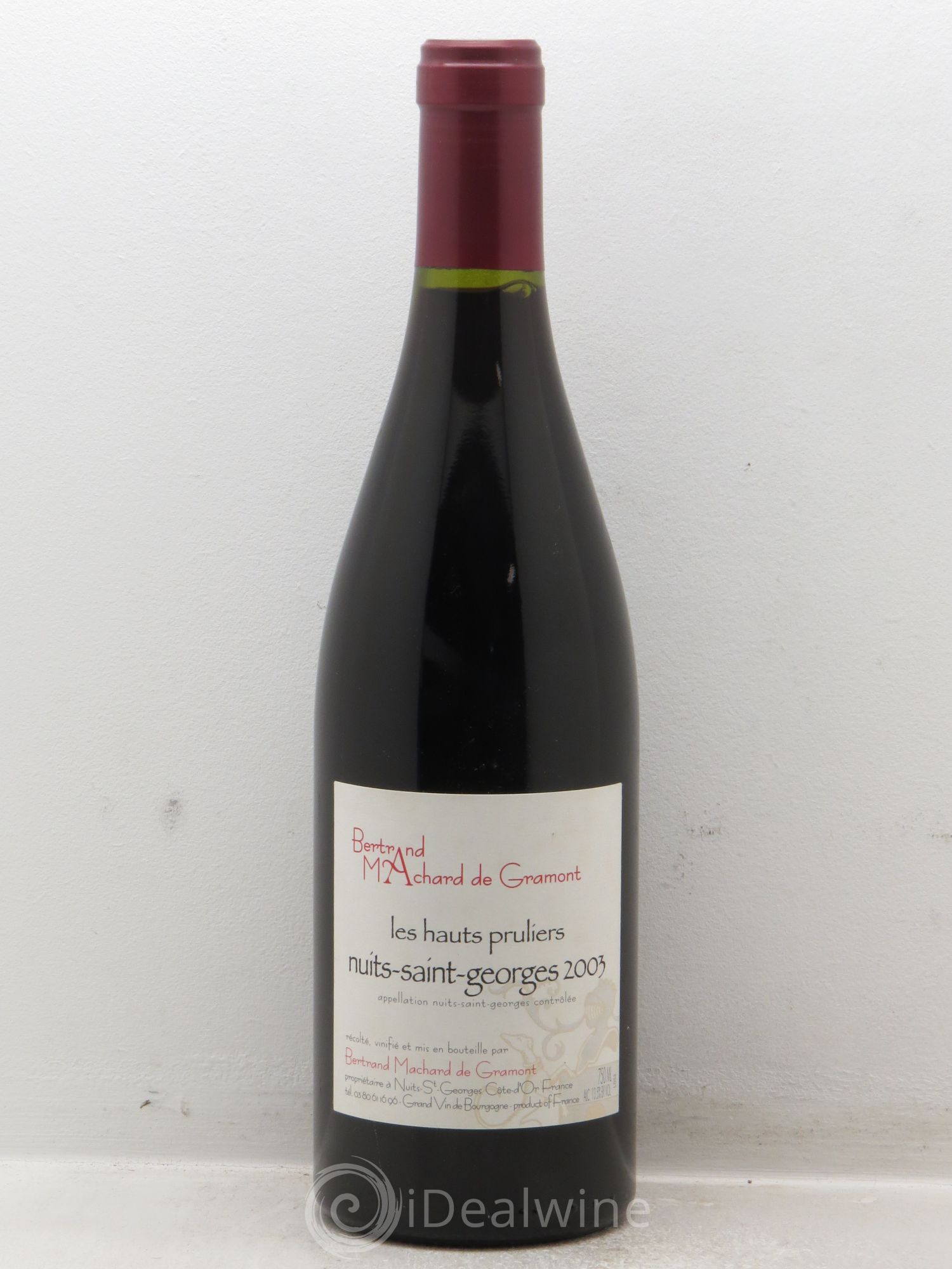 Nuits-Saint-Georges 1er Cru 2003 - Lot de 1 bouteille - 0