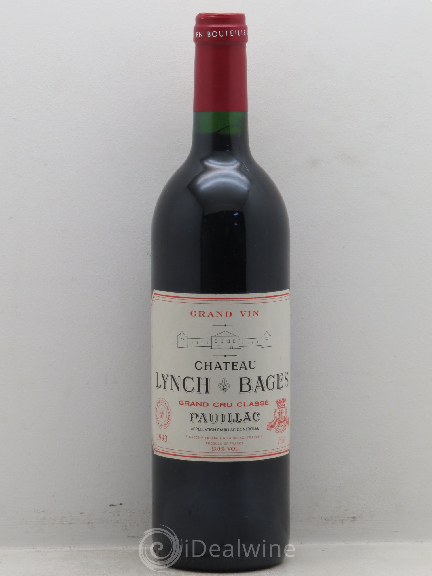 Château Lynch Bages 5ème Grand Cru Classé 1993 - Lot de 1 bouteille - 0